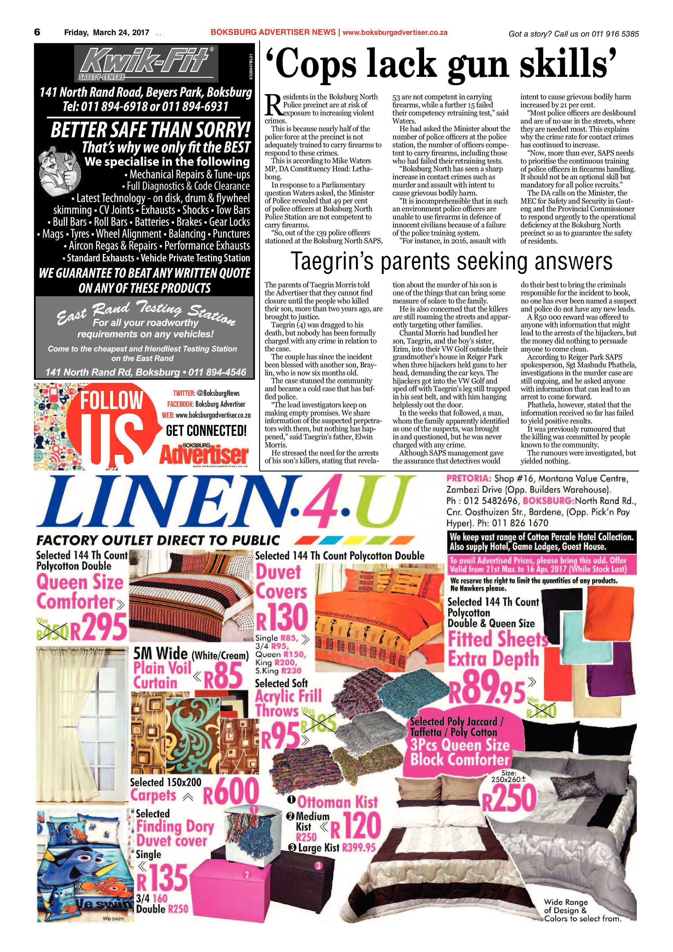 Boksburg Advertiser 21 March 2017 page 6