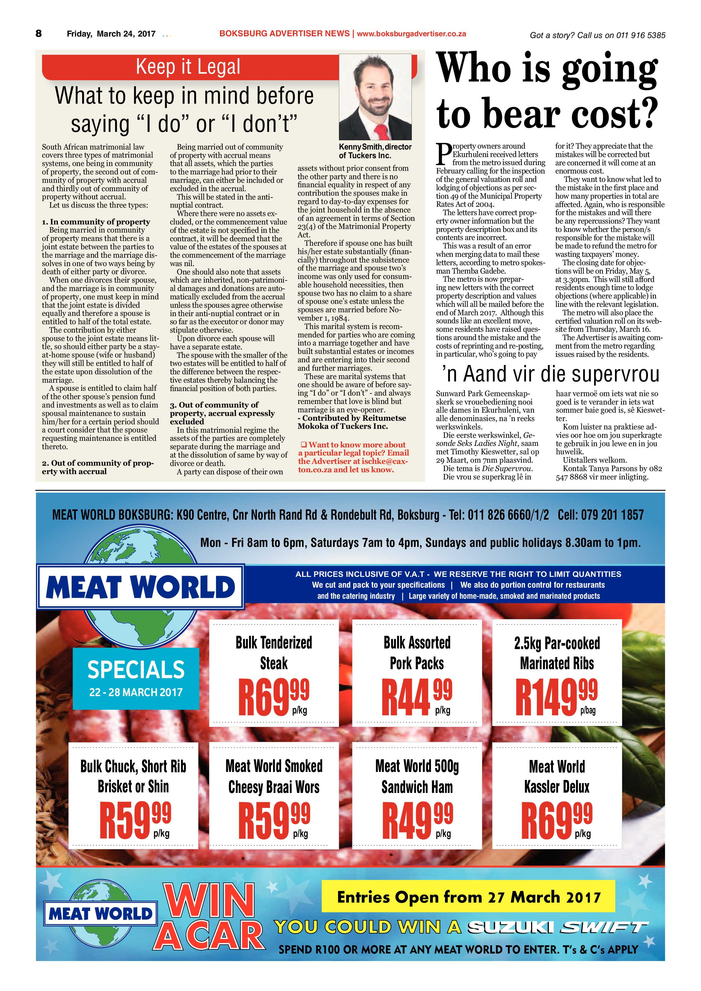 Boksburg Advertiser 21 March 2017 page 8