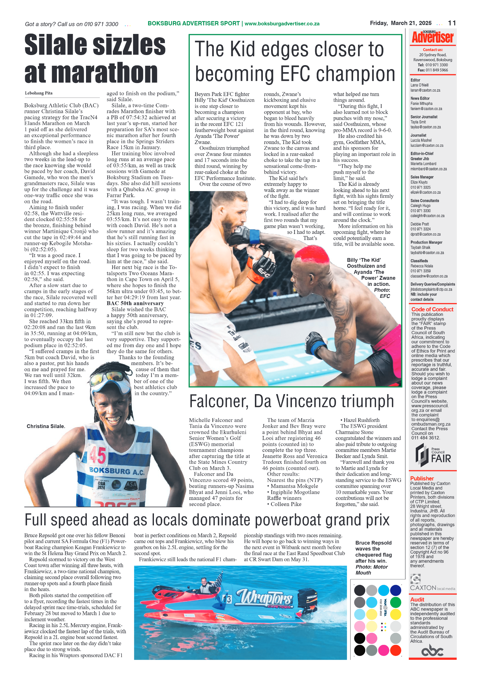 Boksburg Advertiser 21 March 2025 page 11