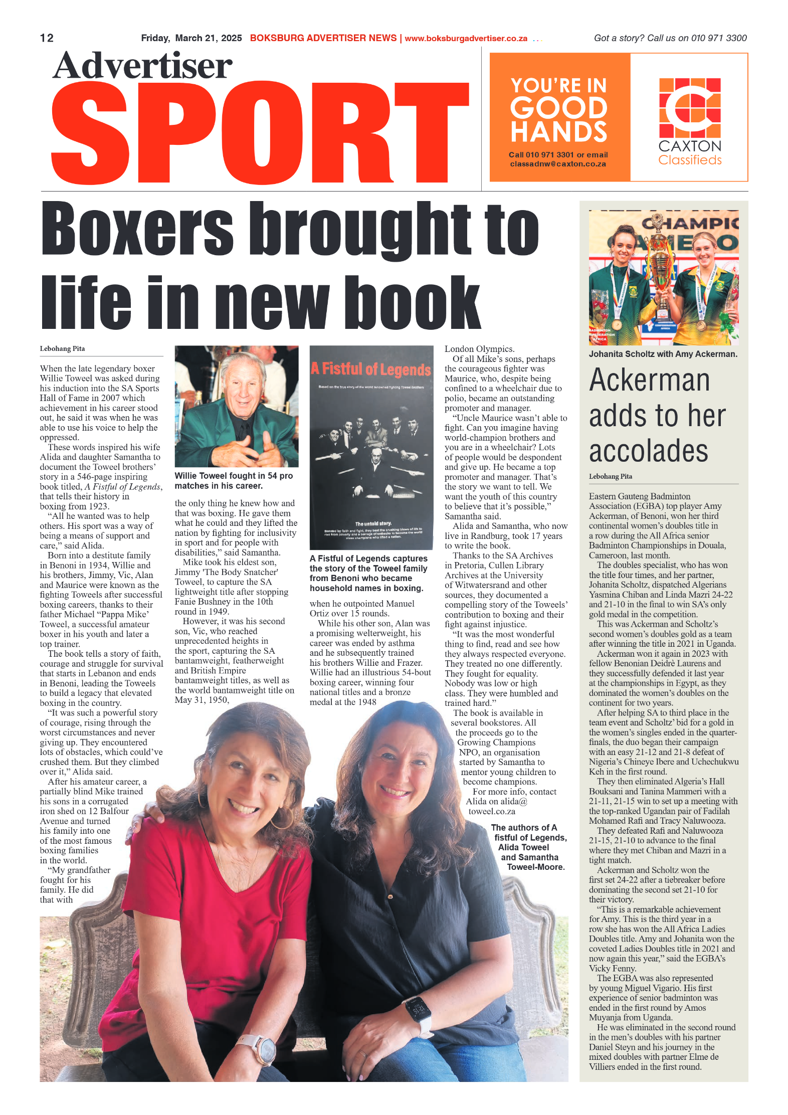 Boksburg Advertiser 21 March 2025 page 12