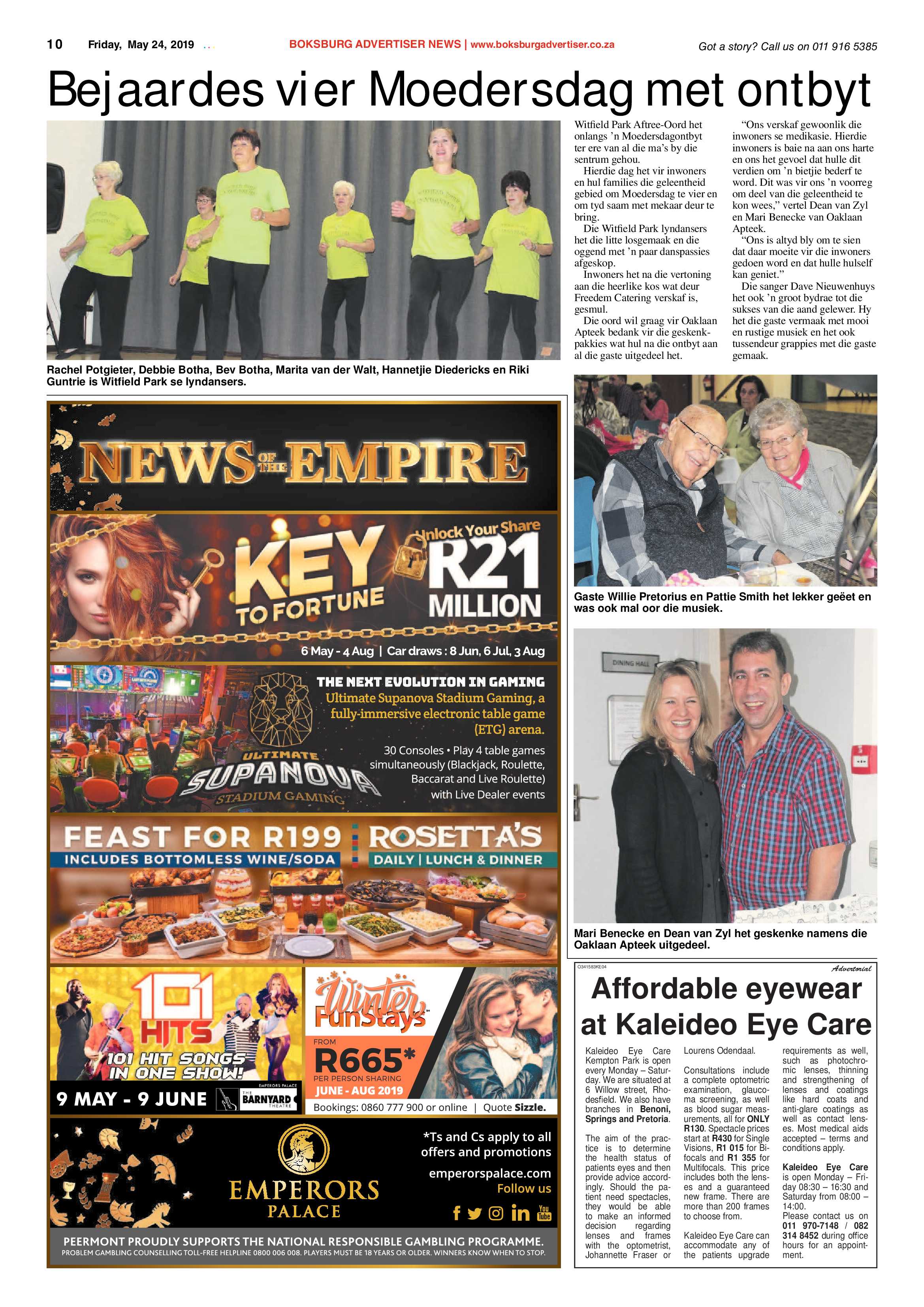 Boksburg Advertiser 21 May 2019 page 10