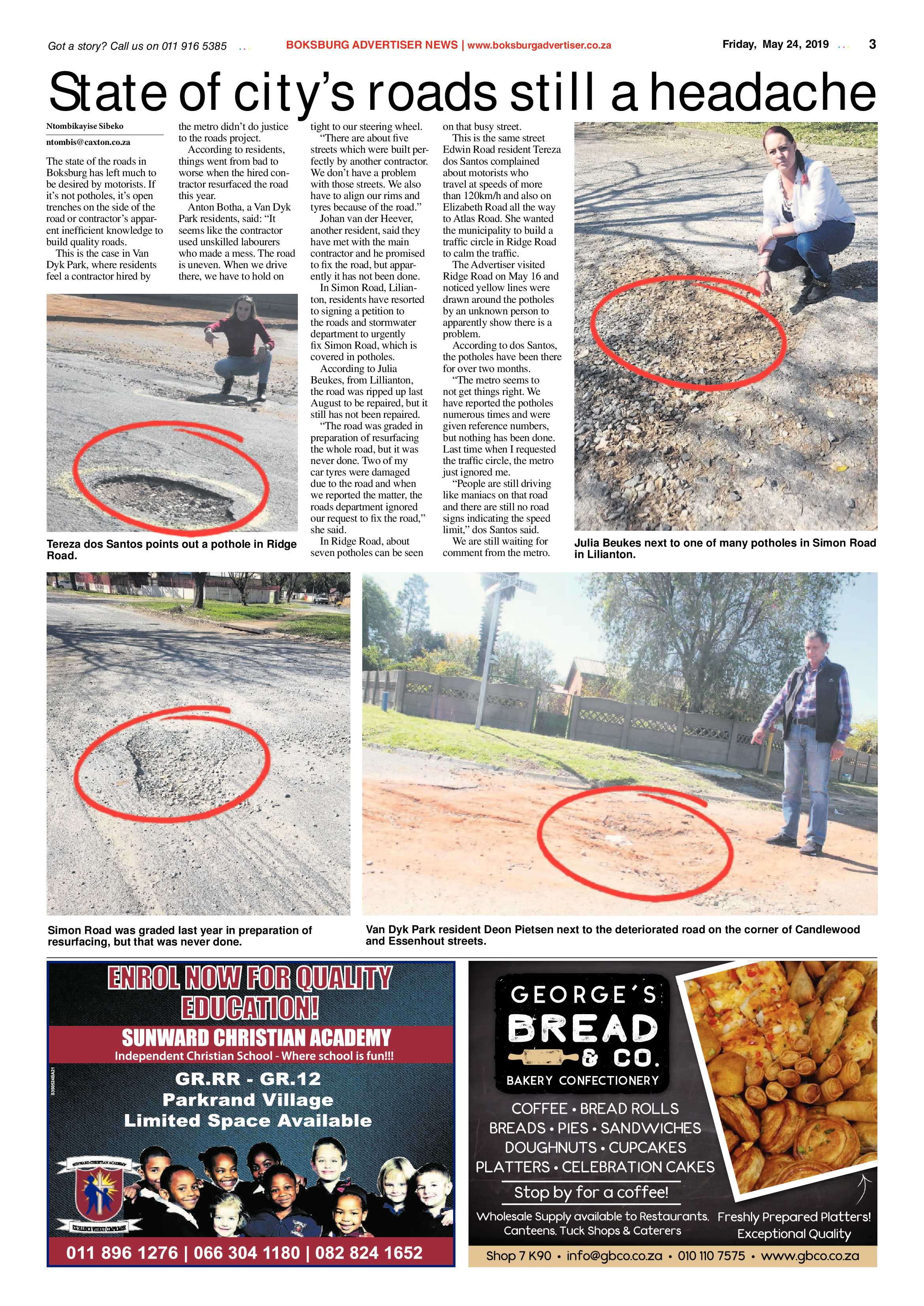 Boksburg Advertiser 21 May 2019 page 3