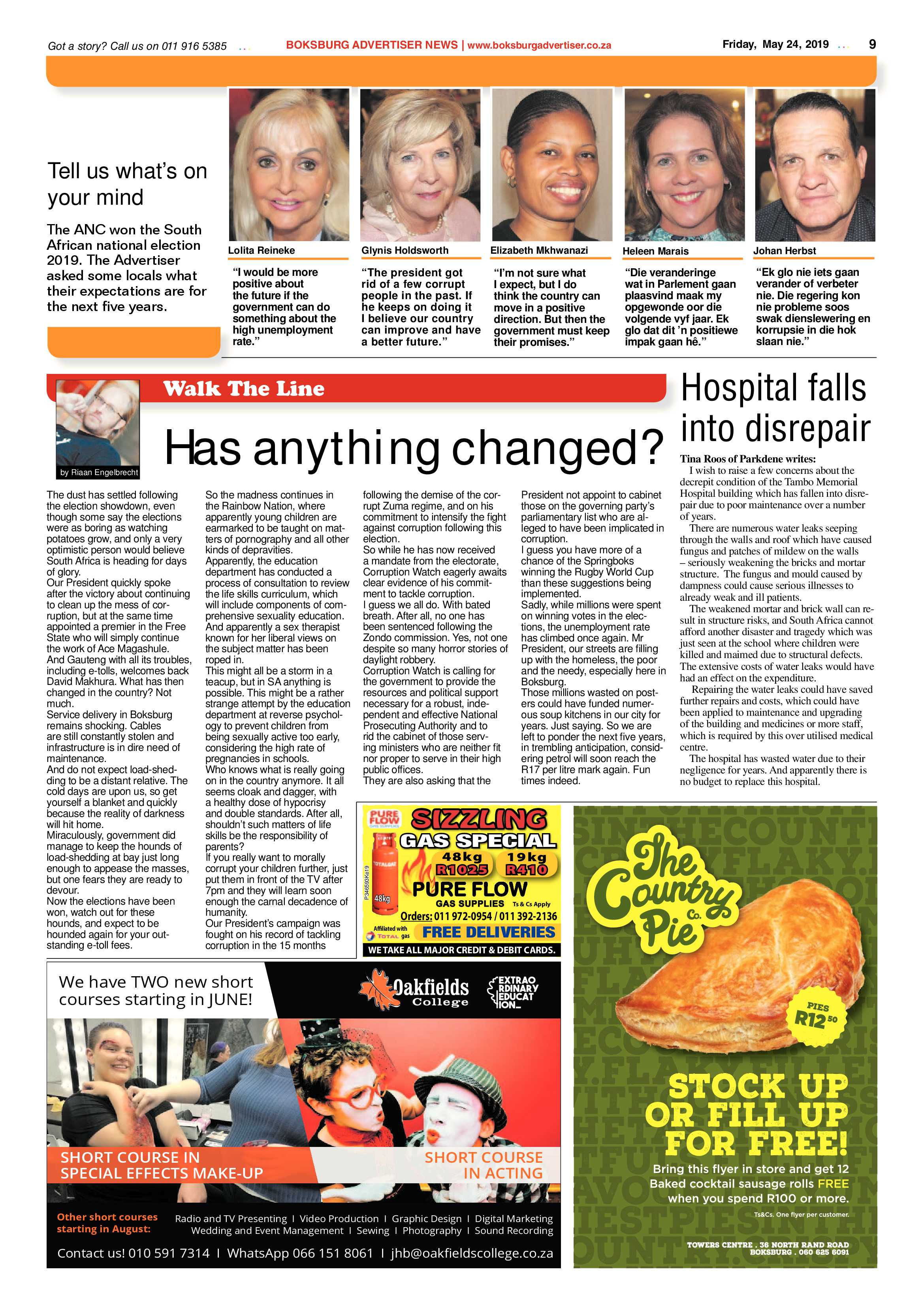 Boksburg Advertiser 21 May 2019 page 9