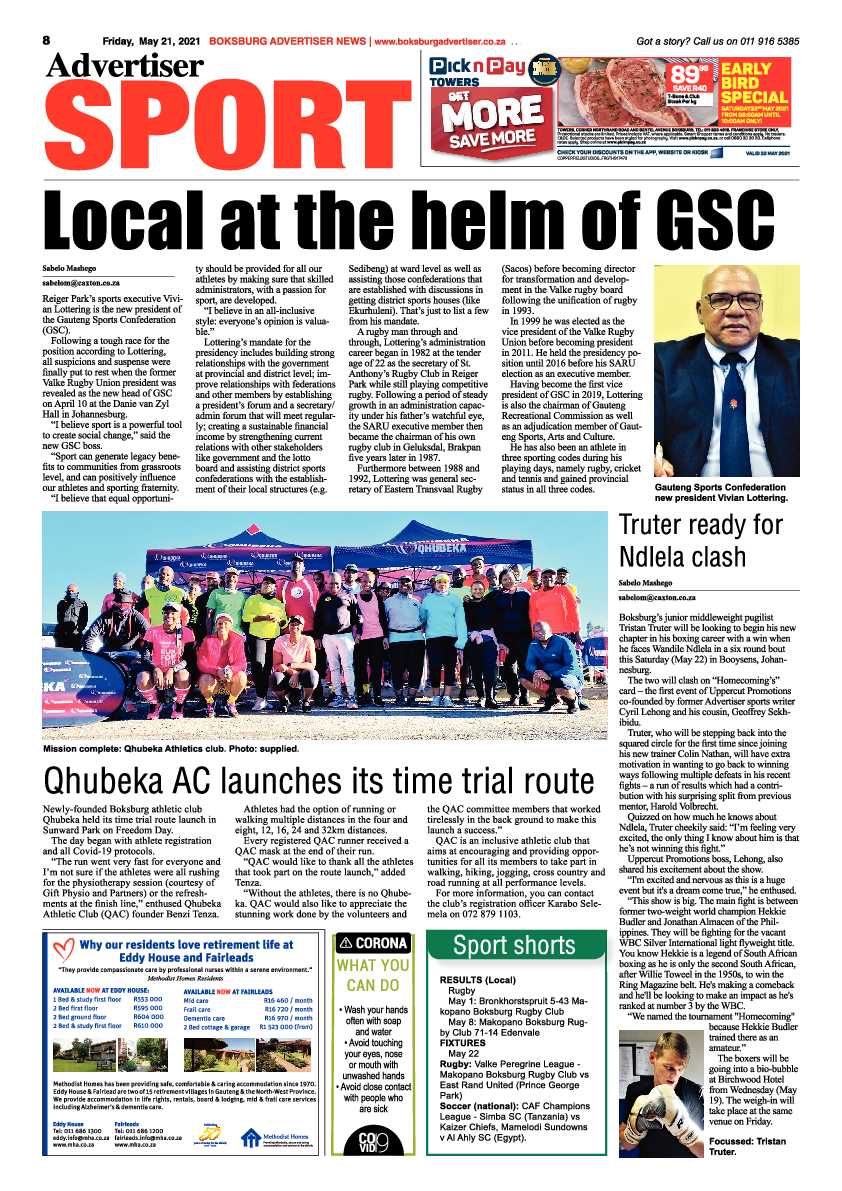 Boksburg Advertiser 21 May 2021 page 8
