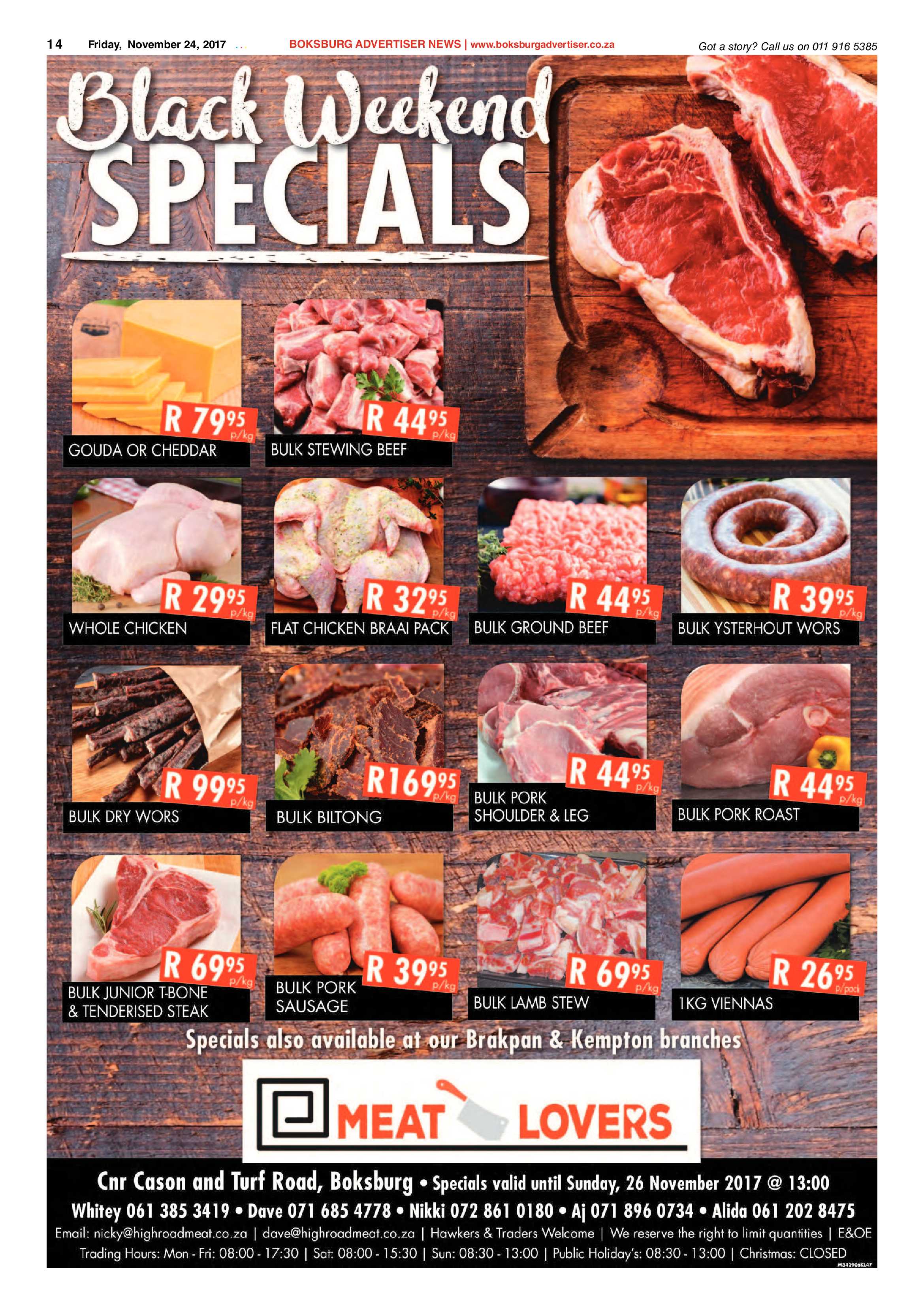 Boksburg Advertiser 21 November 2017 page 14