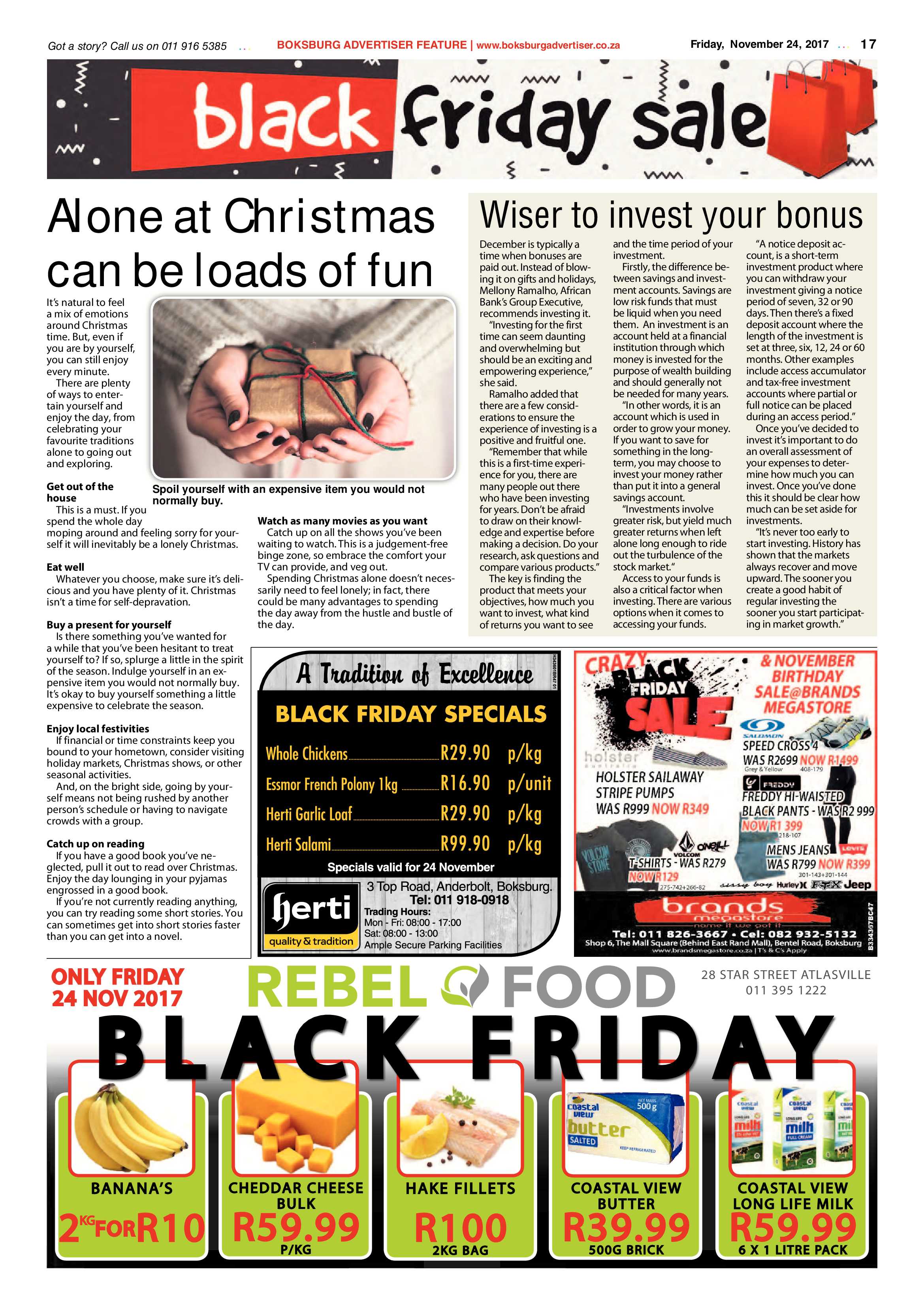 Boksburg Advertiser 21 November 2017 page 17
