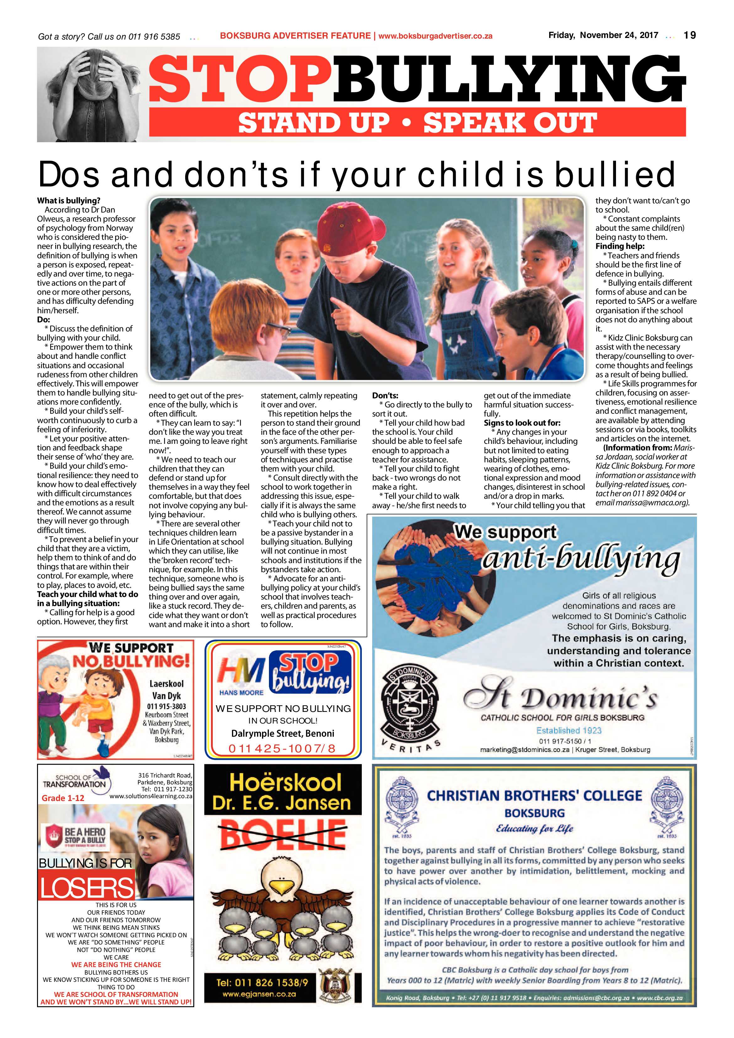 Boksburg Advertiser 21 November 2017 page 19
