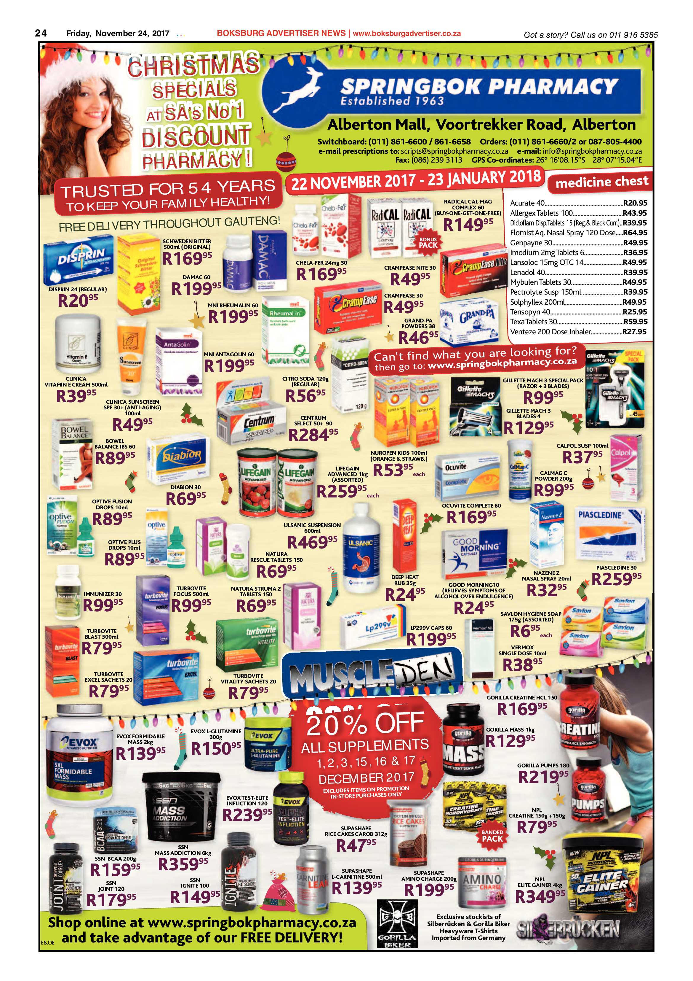 Boksburg Advertiser 21 November 2017 page 24