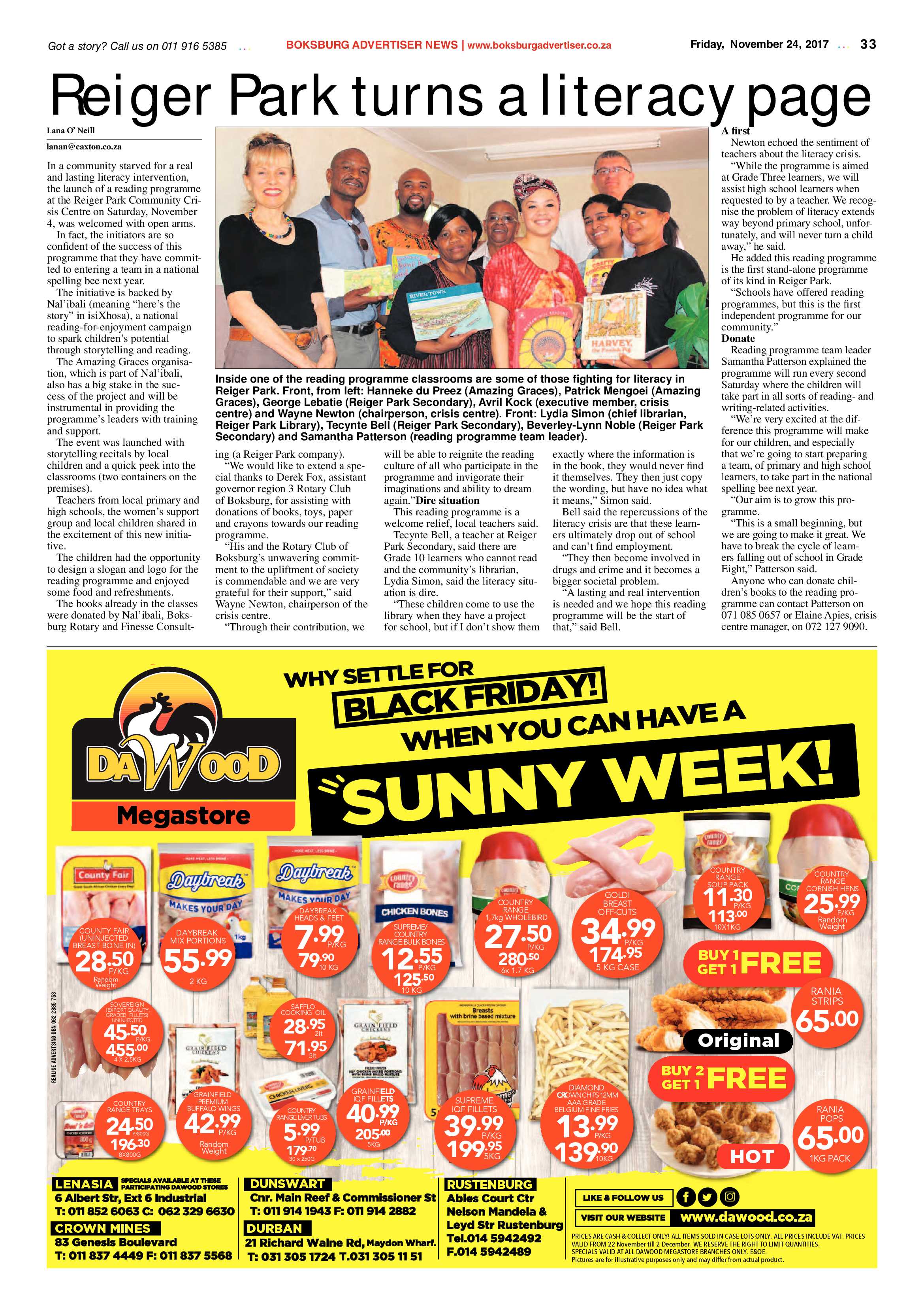 Boksburg Advertiser 21 November 2017 page 33