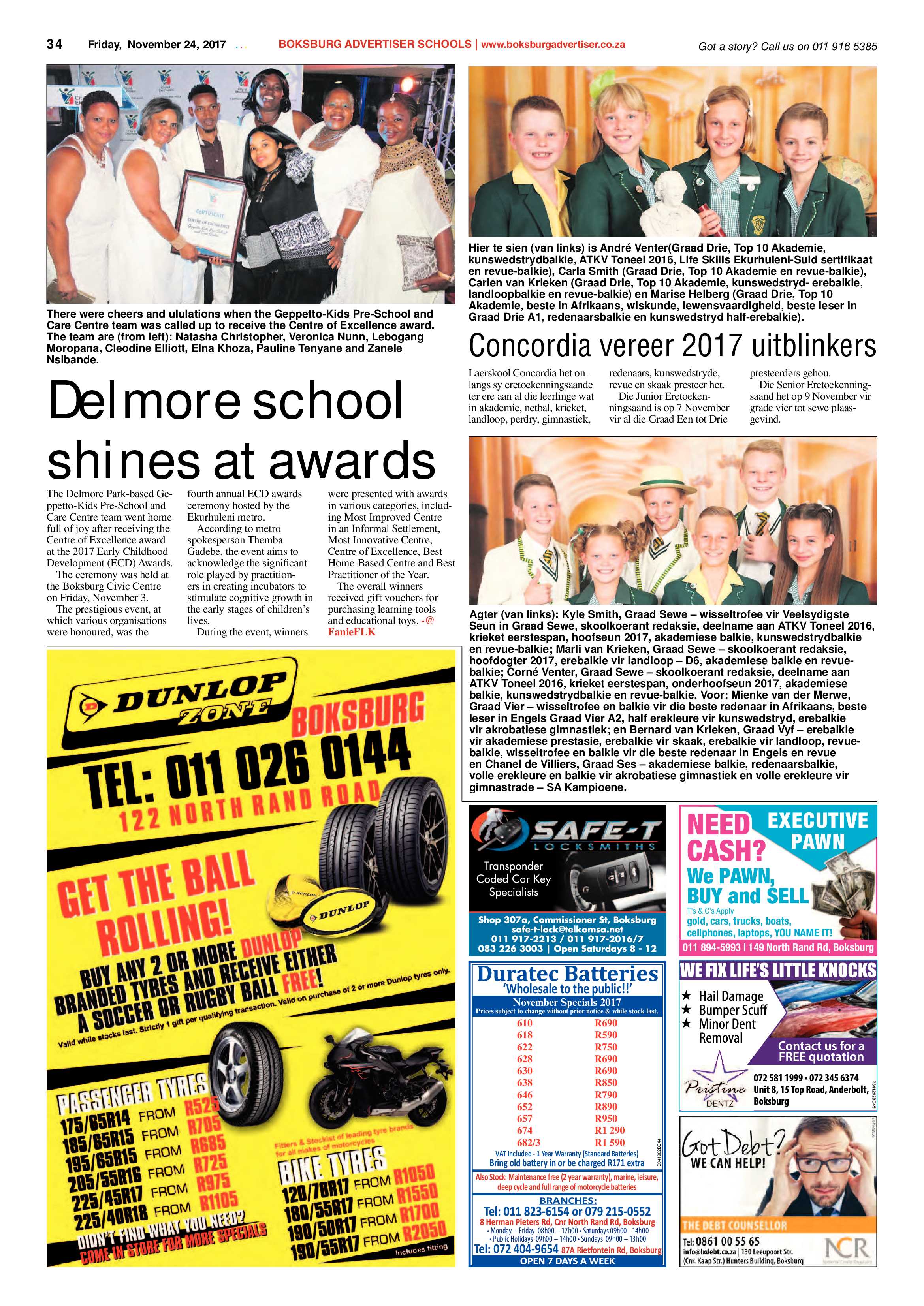 Boksburg Advertiser 21 November 2017 page 34