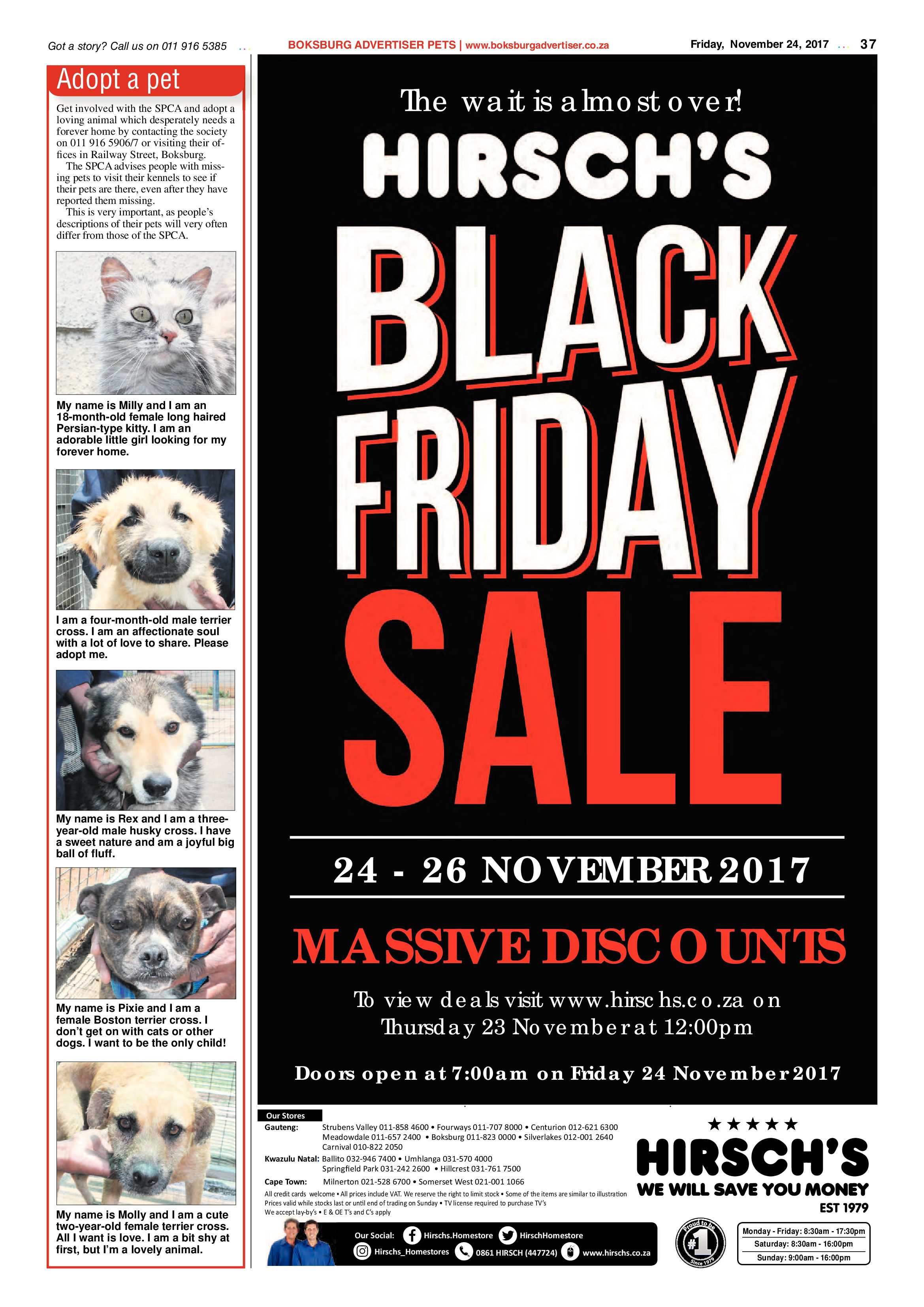 Boksburg Advertiser 21 November 2017 page 37
