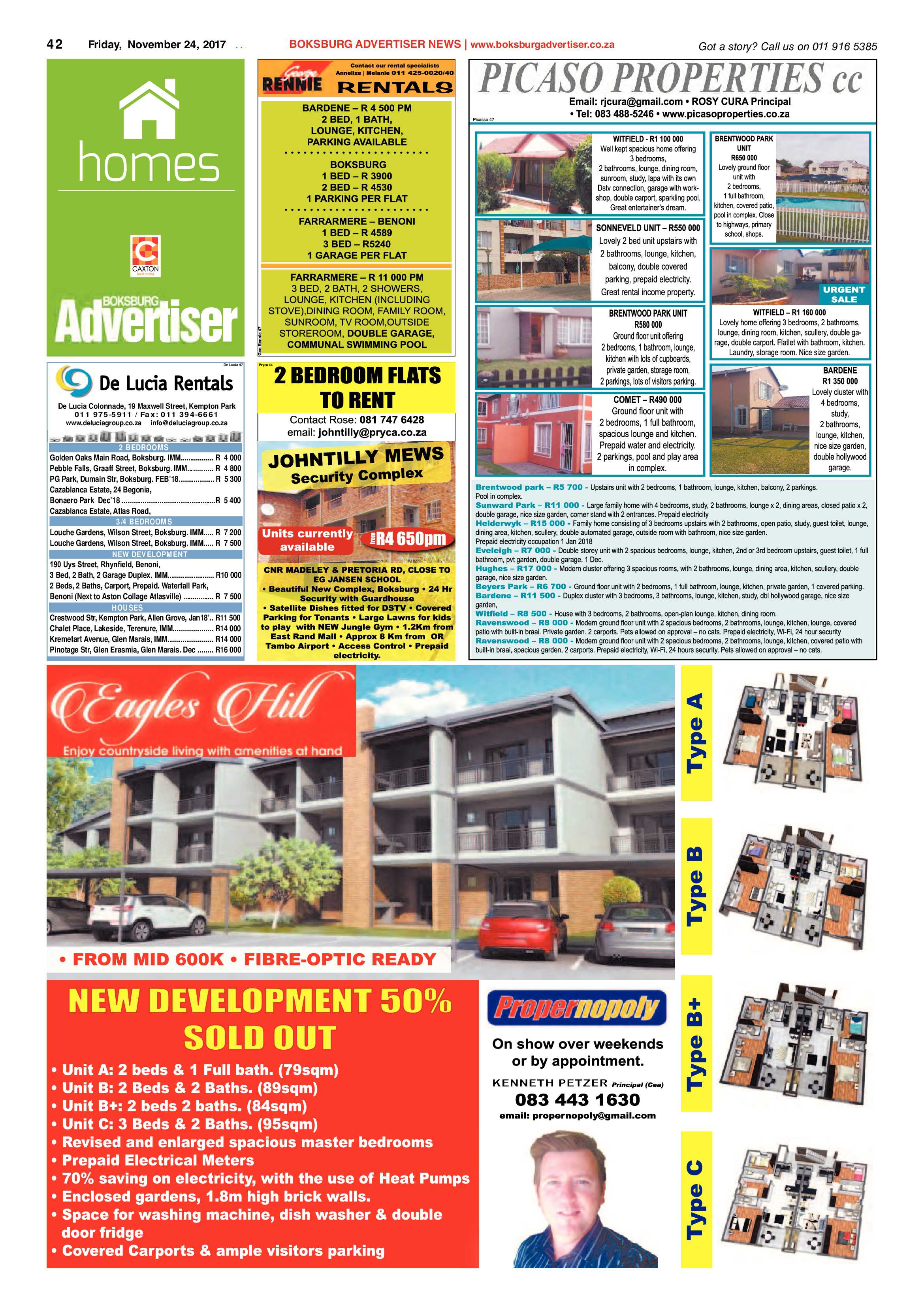 Boksburg Advertiser 21 November 2017 page 42
