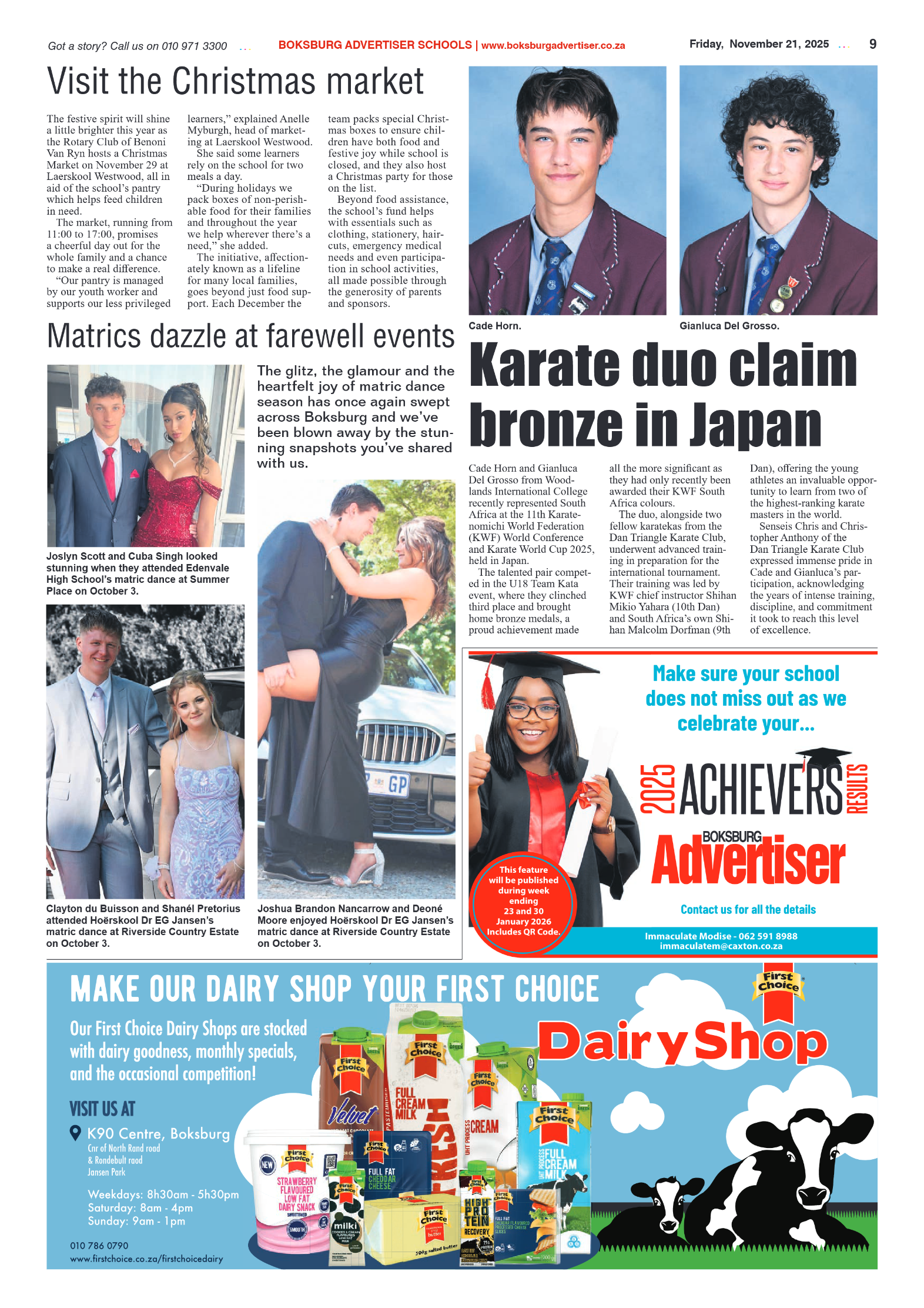 Boksburg Advertiser 21 November 2025 page 9