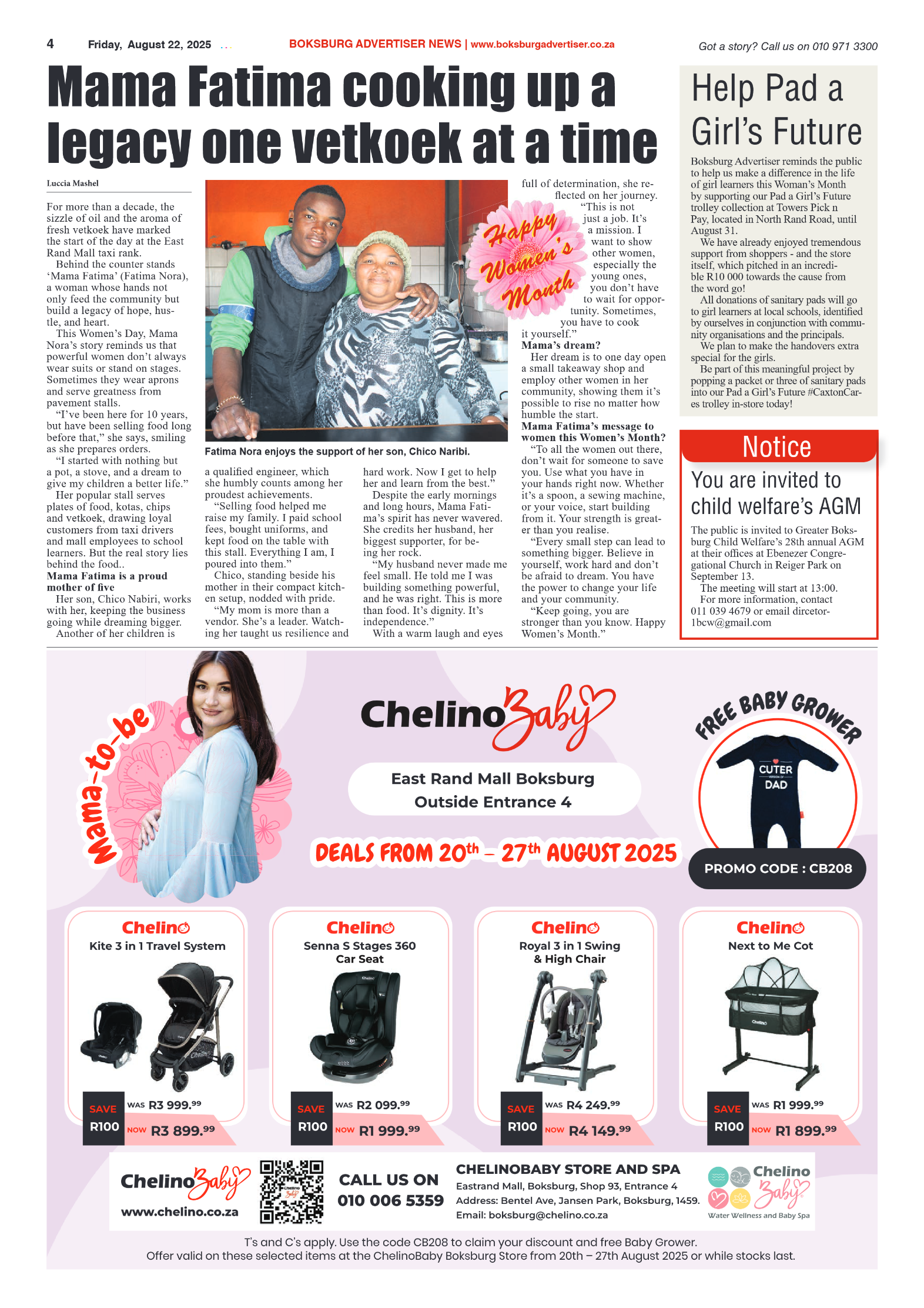 Boksburg Advertiser 22 August 2025 page 4