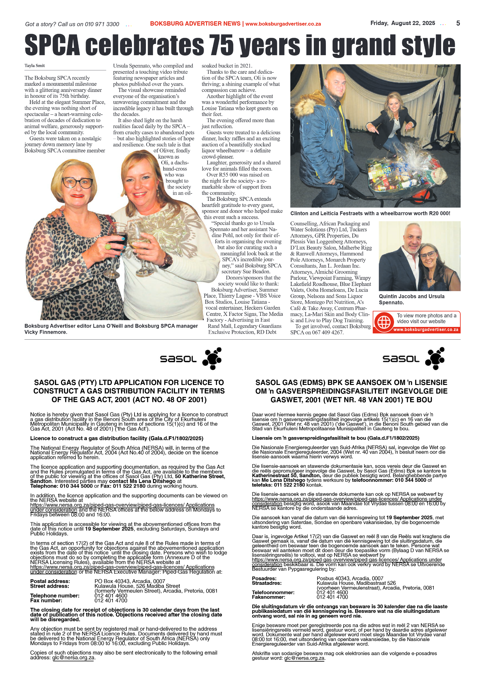 Boksburg Advertiser 22 August 2025 page 5
