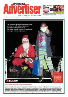 Boksburg Advertiser 22 December  2020