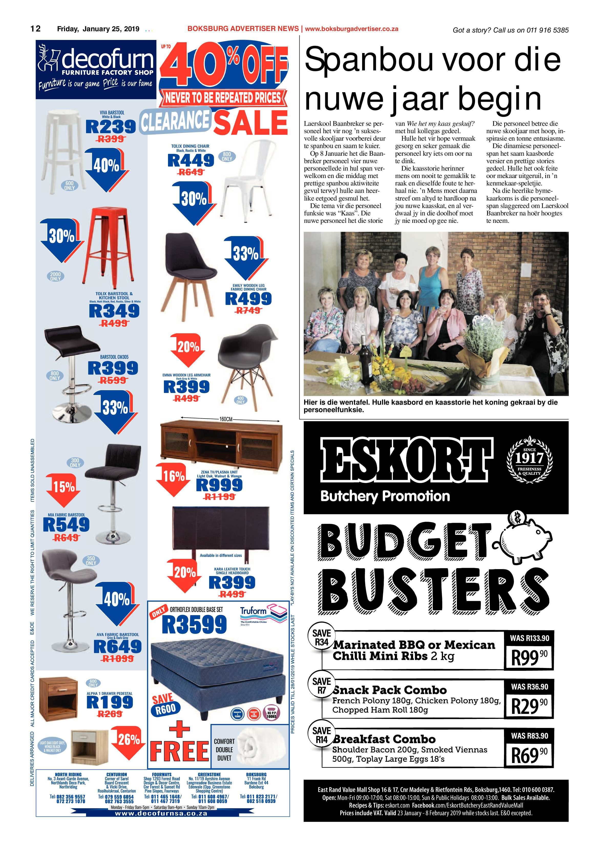 Boksburg Advertiser 22 January 2019 page 12
