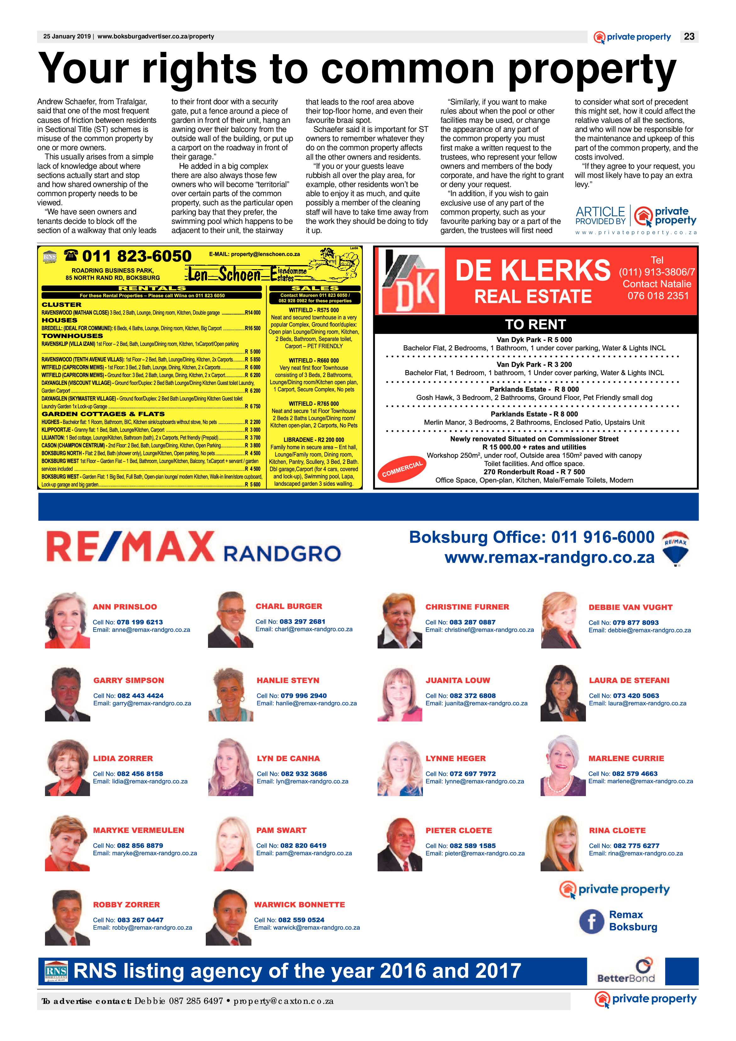 Boksburg Advertiser 22 January 2019 page 23