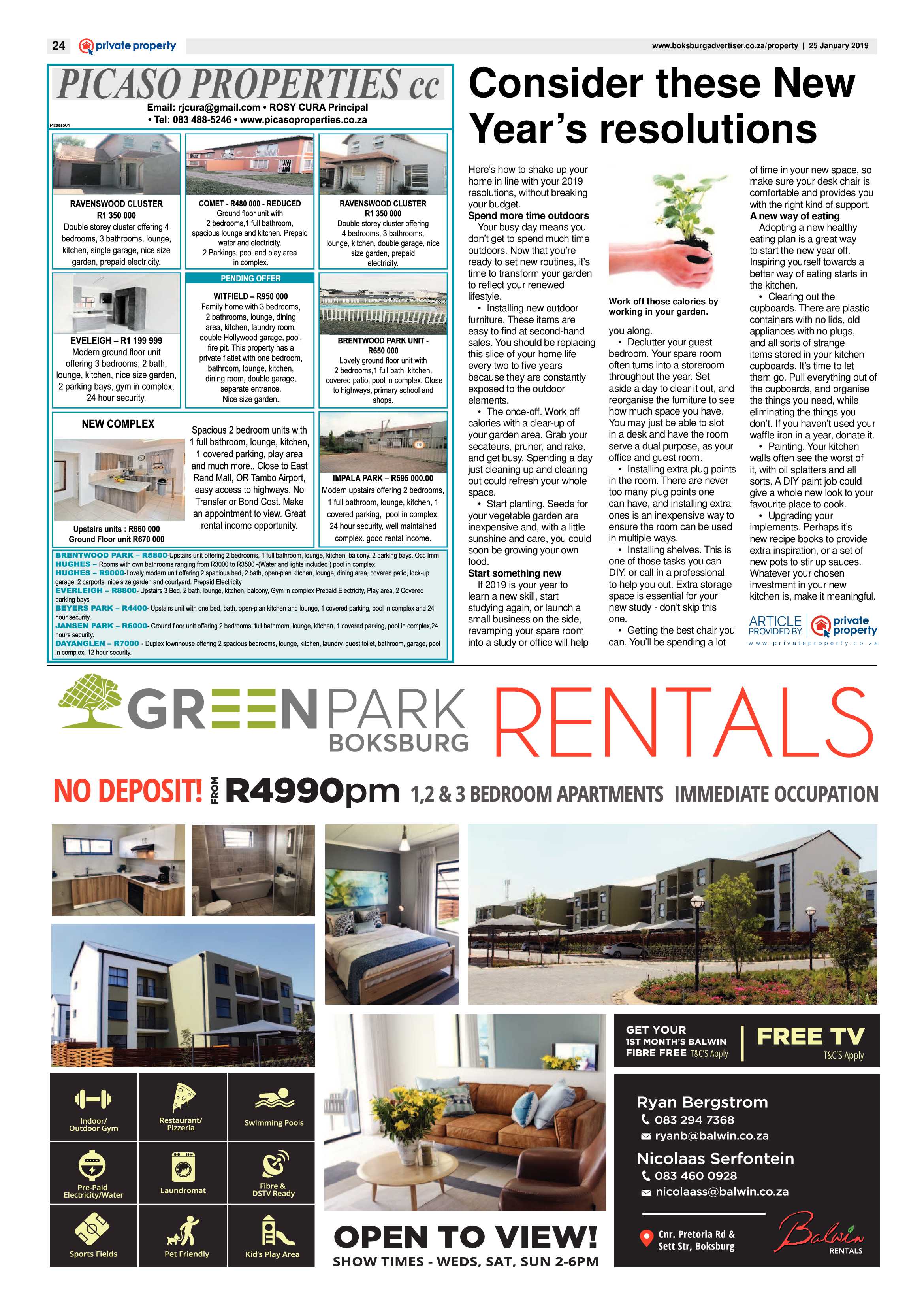 Boksburg Advertiser 22 January 2019 page 24