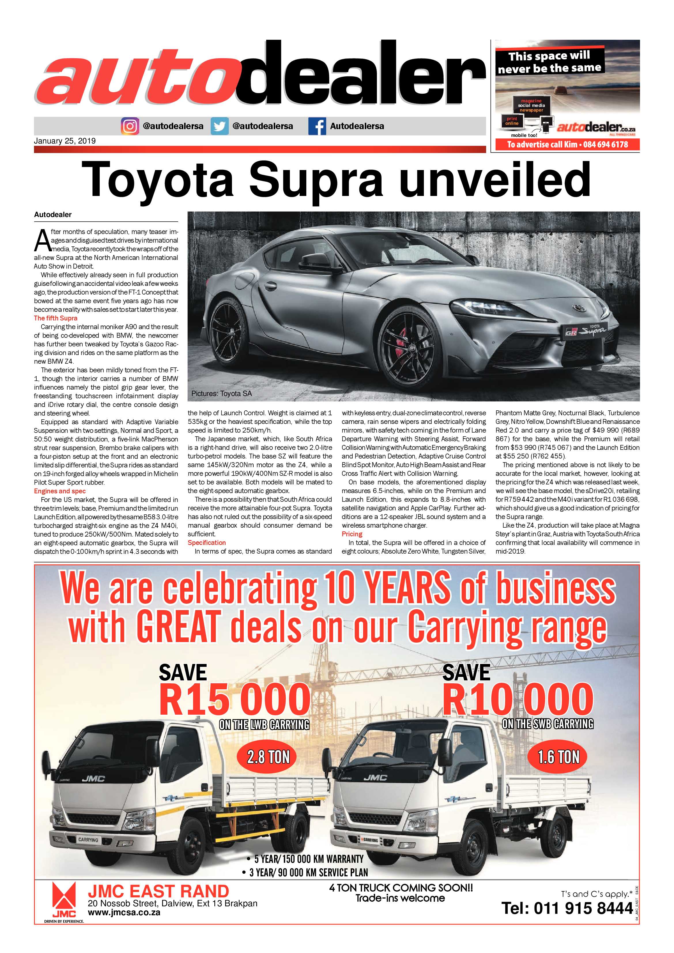 Boksburg Advertiser 22 January 2019 page 29