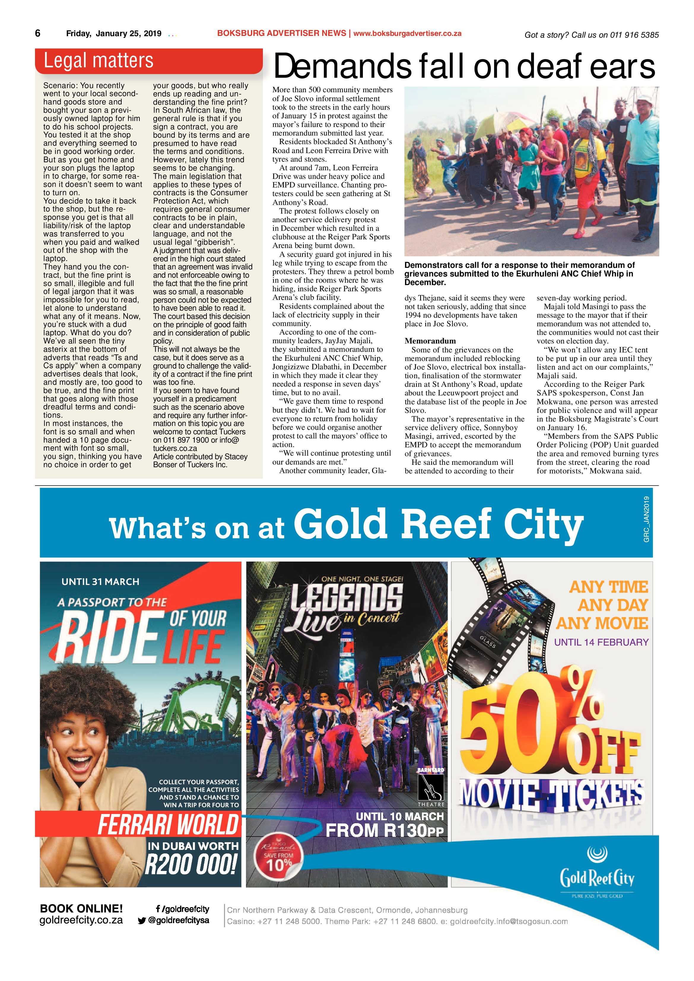 Boksburg Advertiser 22 January 2019 page 6