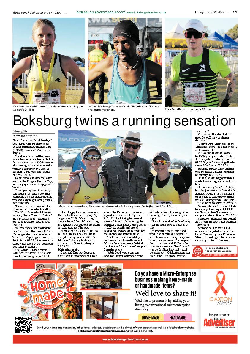Boksburg Advertiser 22 July 2022 page 11