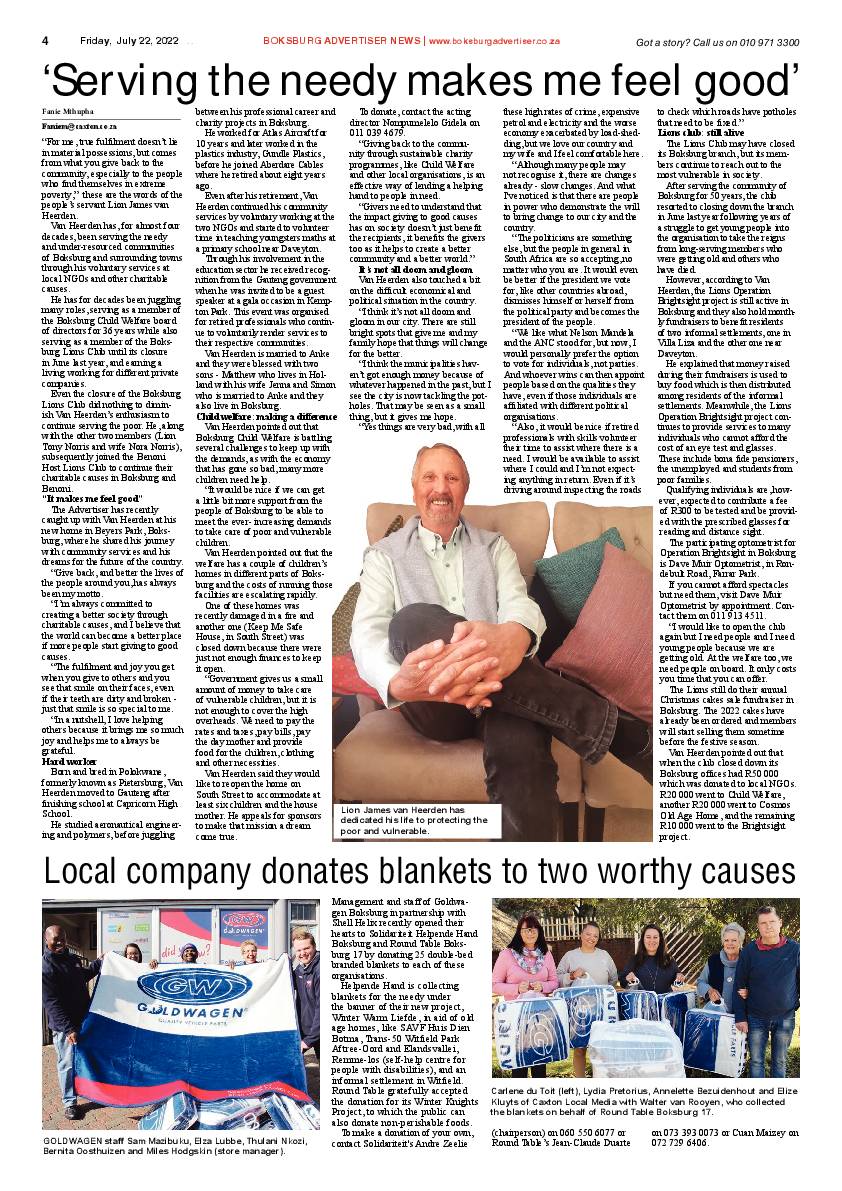 Boksburg Advertiser 22 July 2022 page 4