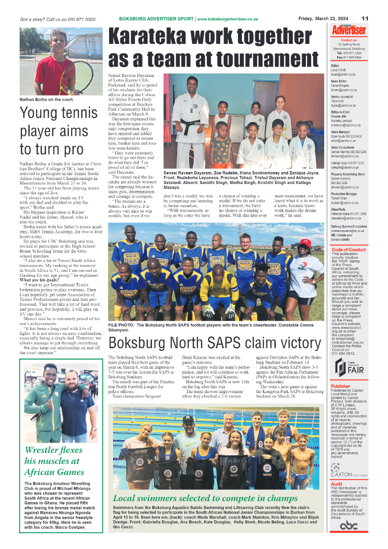 Boksburg Advertiser 22 March 2024 page 11