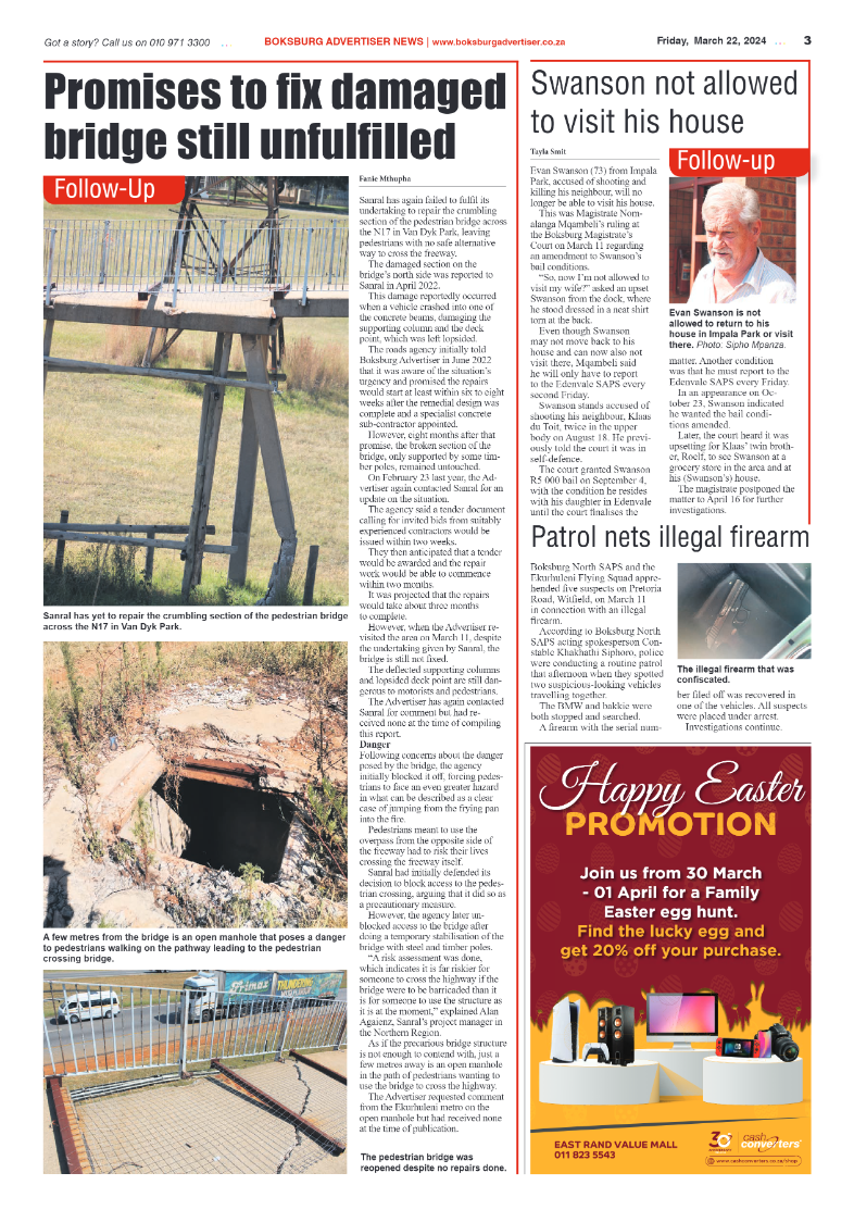 Boksburg Advertiser 22 March 2024 page 3