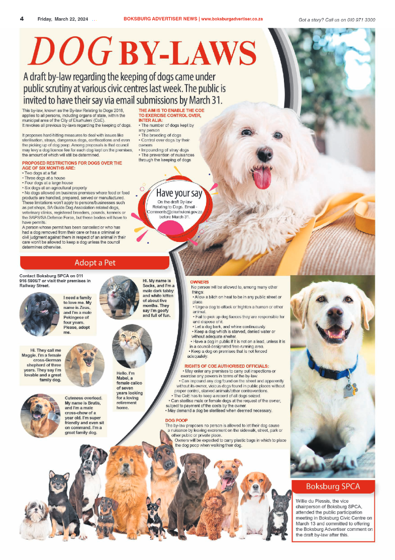 Boksburg Advertiser 22 March 2024 page 4