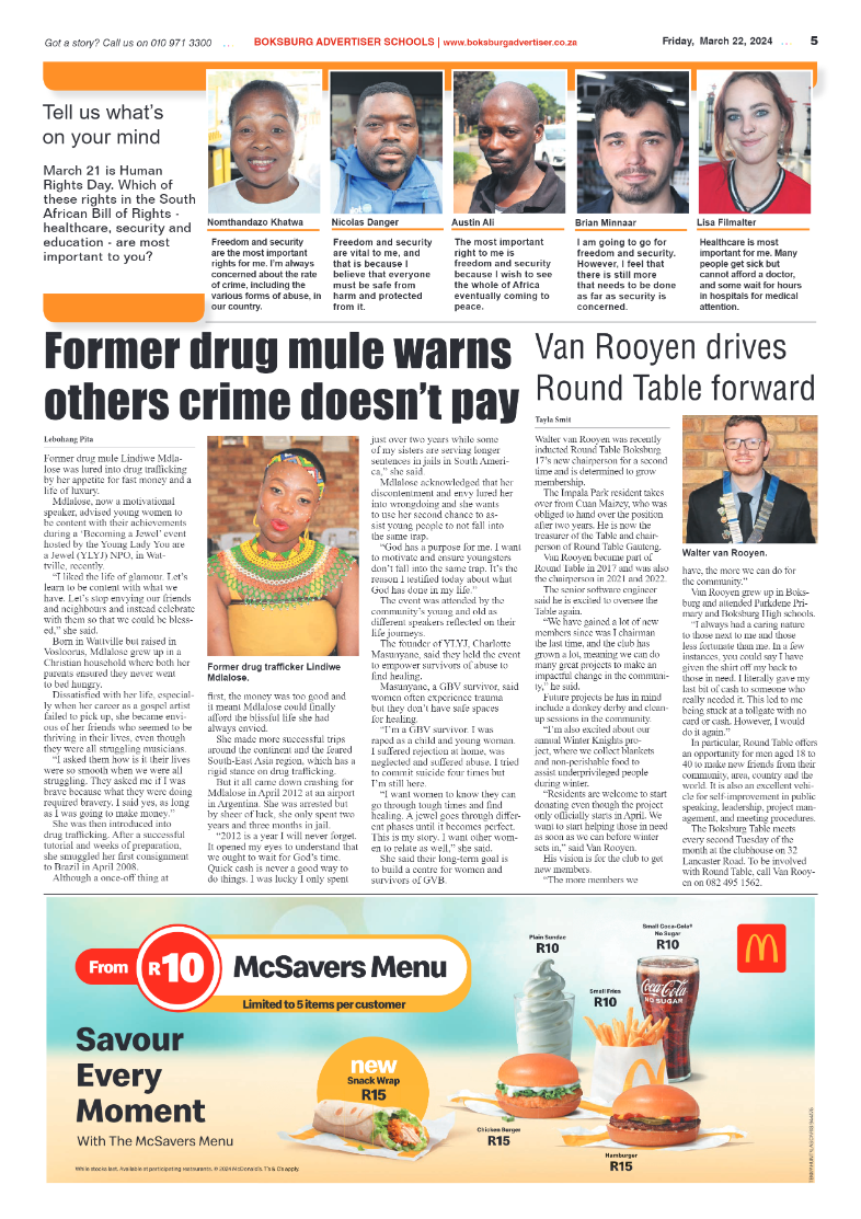 Boksburg Advertiser 22 March 2024 page 5