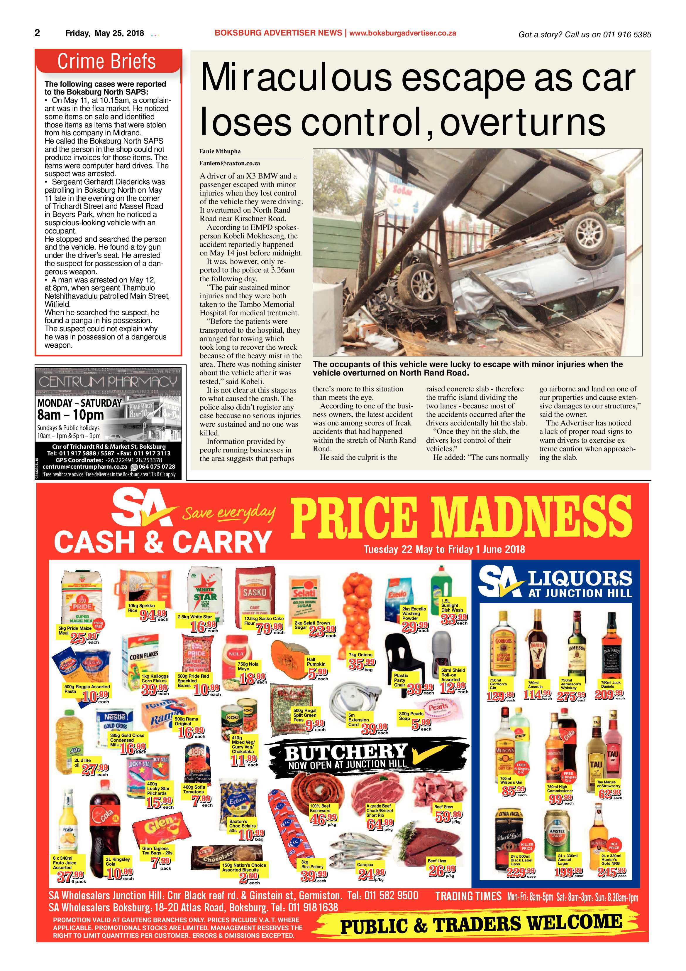Boksburg Advertiser 22 May 2015 page 2