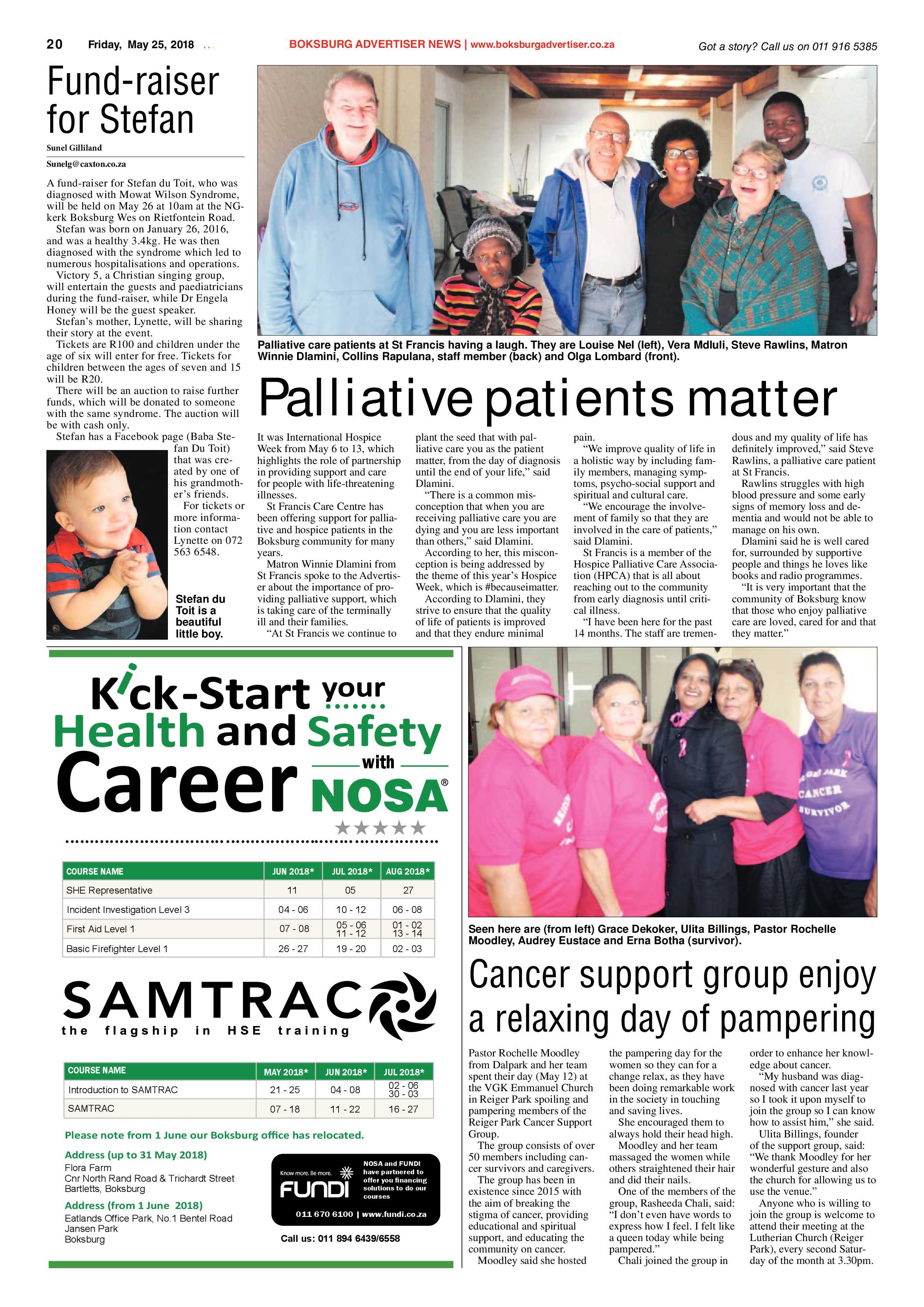 Boksburg Advertiser 22 May 2015 page 20