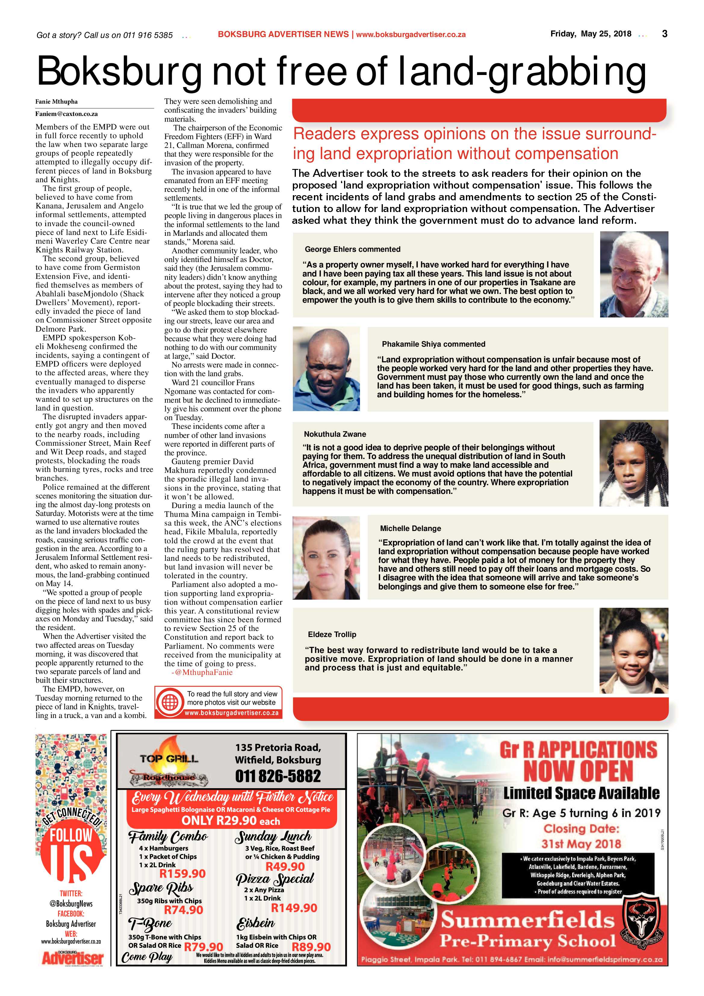Boksburg Advertiser 22 May 2015 page 3