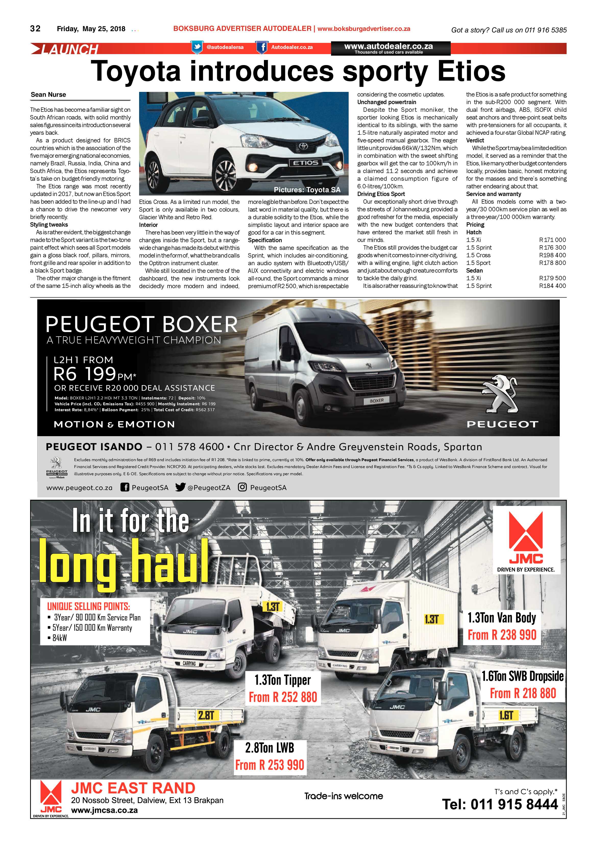 Boksburg Advertiser 22 May 2015 page 32