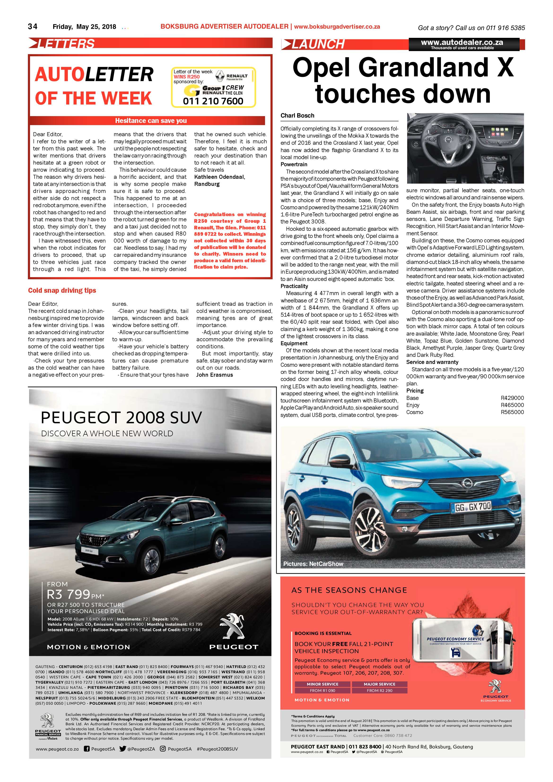 Boksburg Advertiser 22 May 2015 page 34
