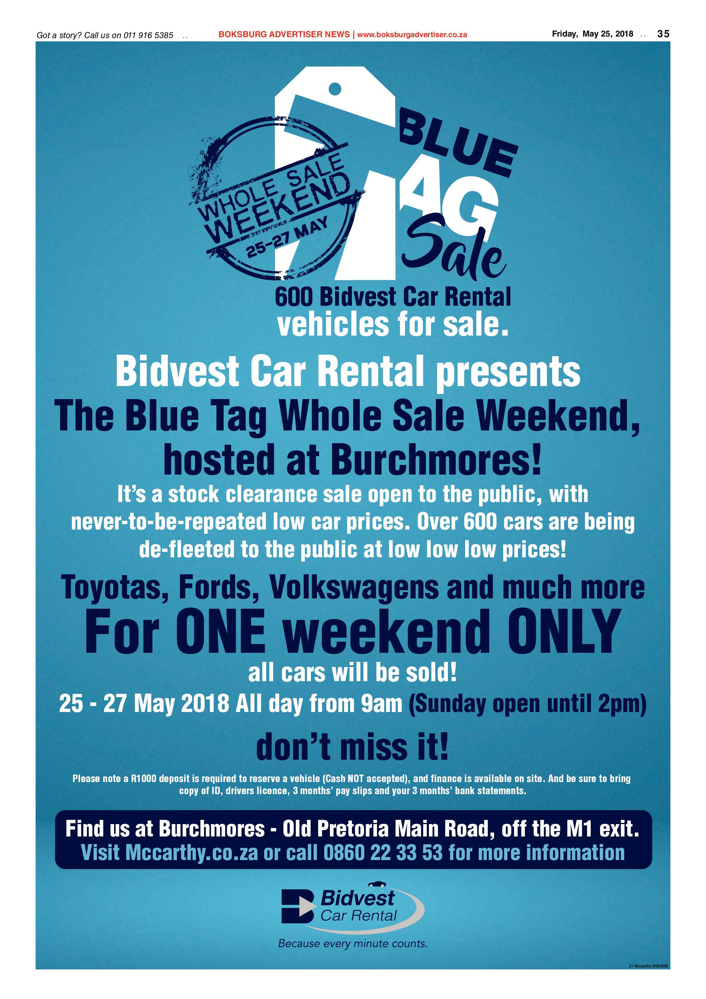 Boksburg Advertiser 22 May 2015 page 35