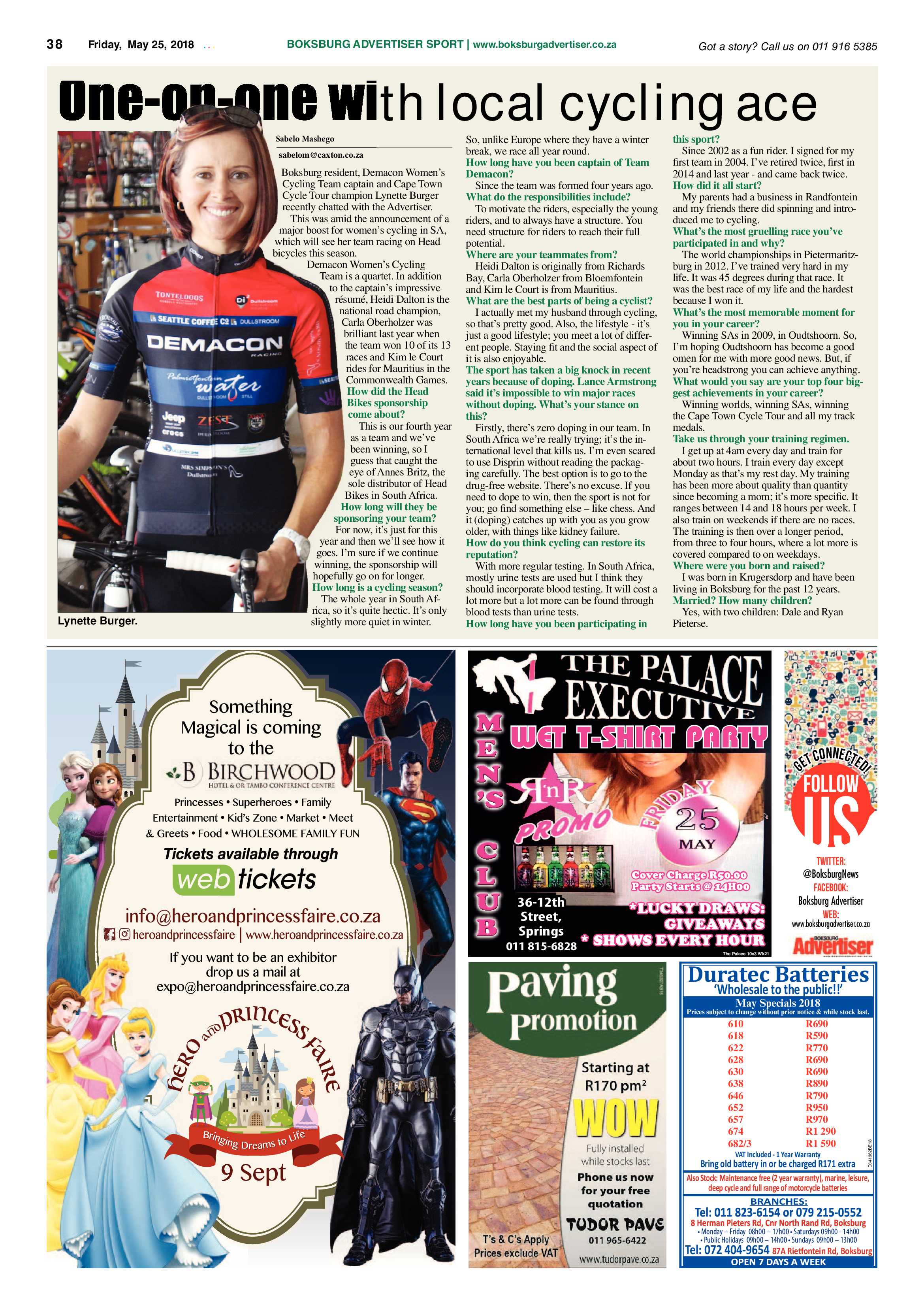 Boksburg Advertiser 22 May 2015 page 38