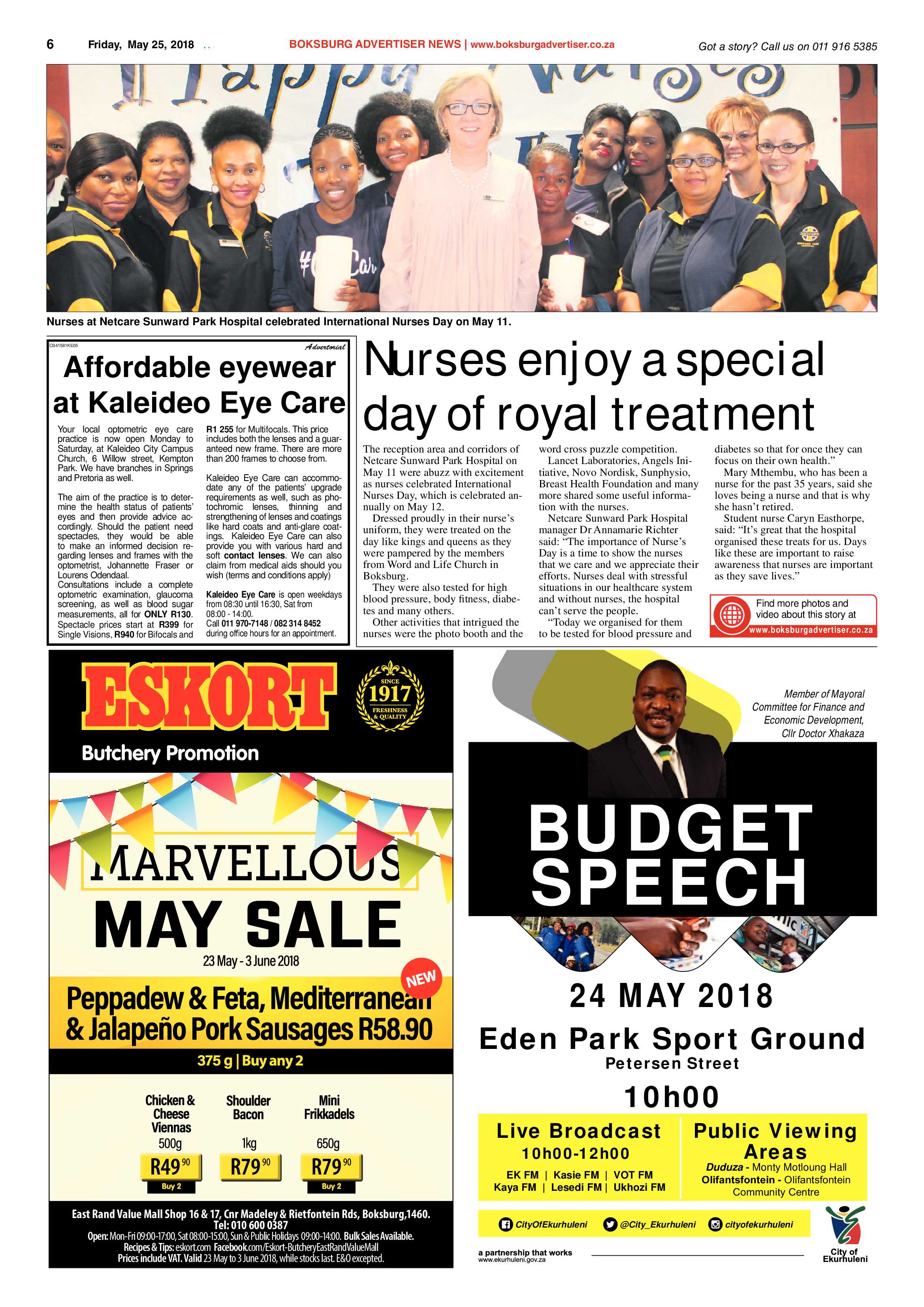 Boksburg Advertiser 22 May 2015 page 6
