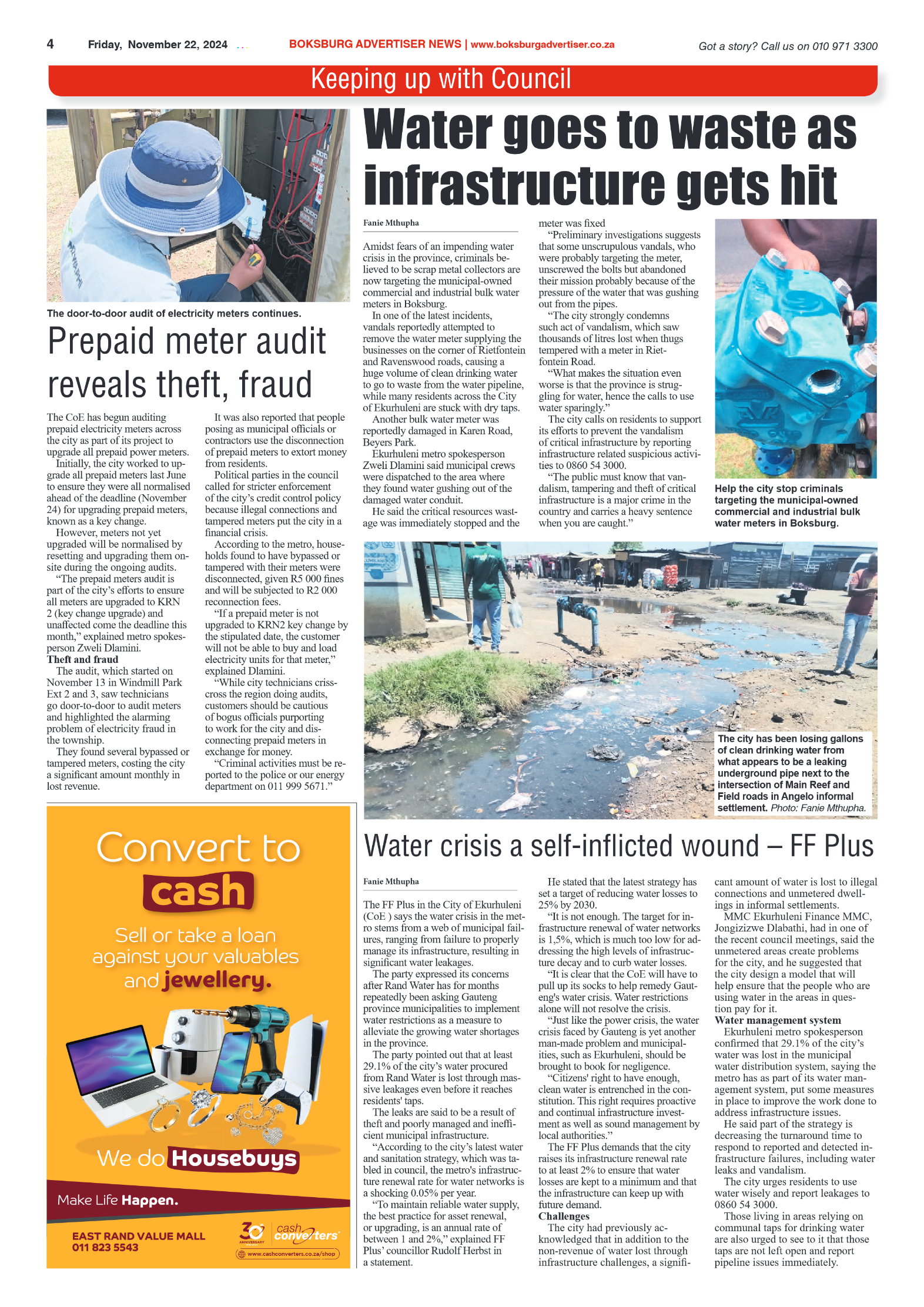 Boksburg Advertiser 22 November 2024 page 4