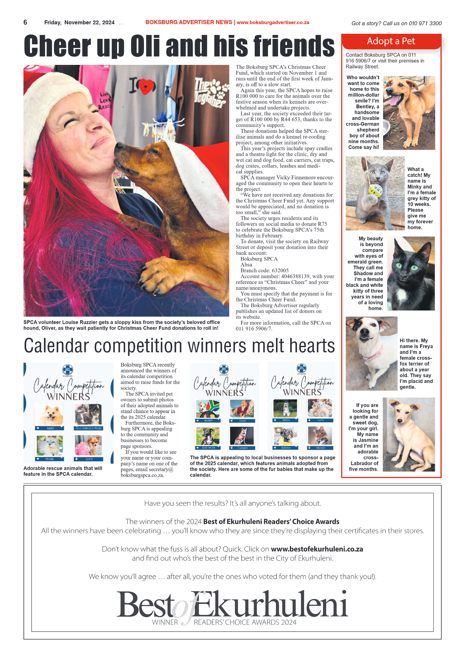 Boksburg Advertiser 22 November 2024 page 6