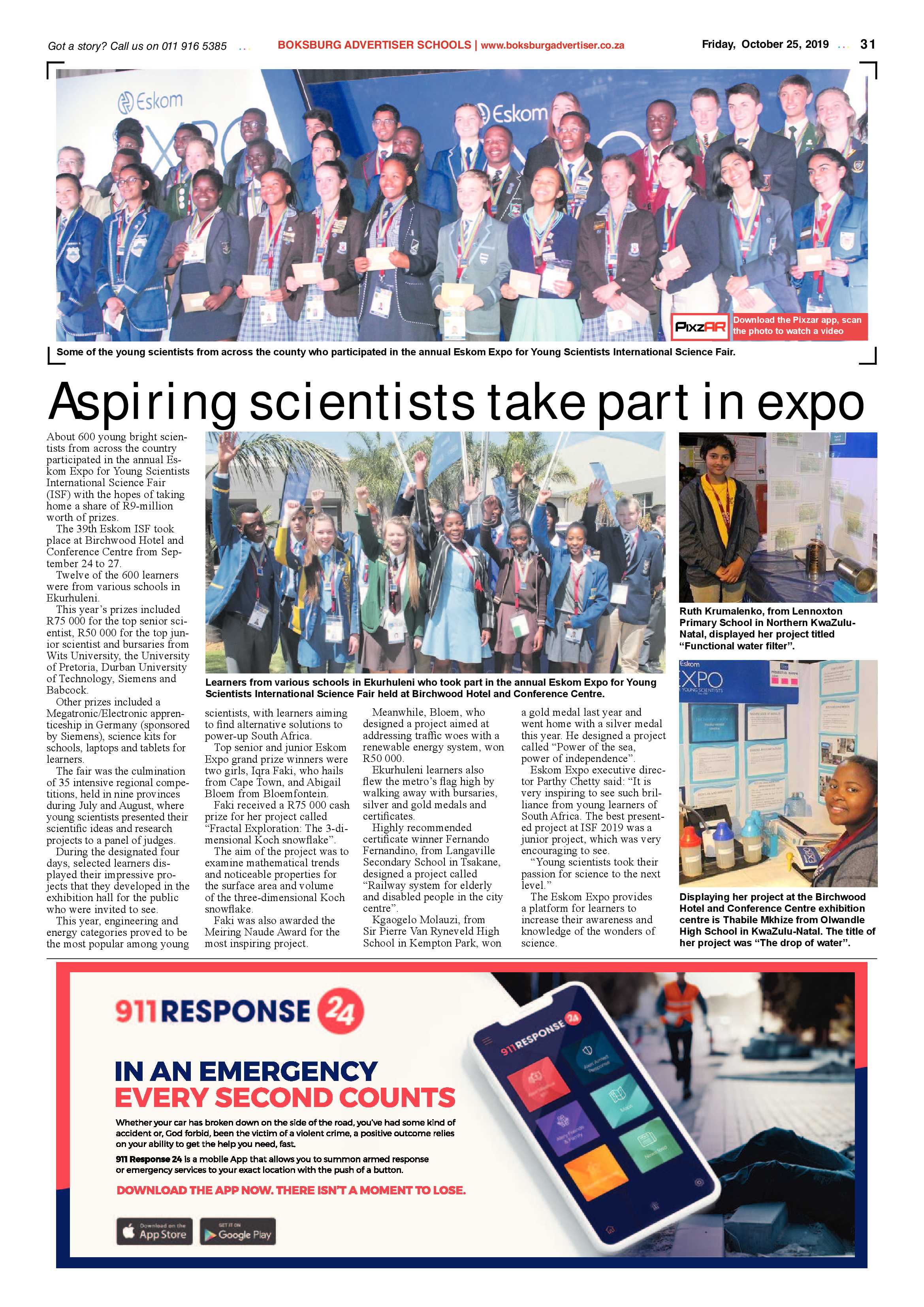 Boksburg Advertiser 22 October 2019 page 31
