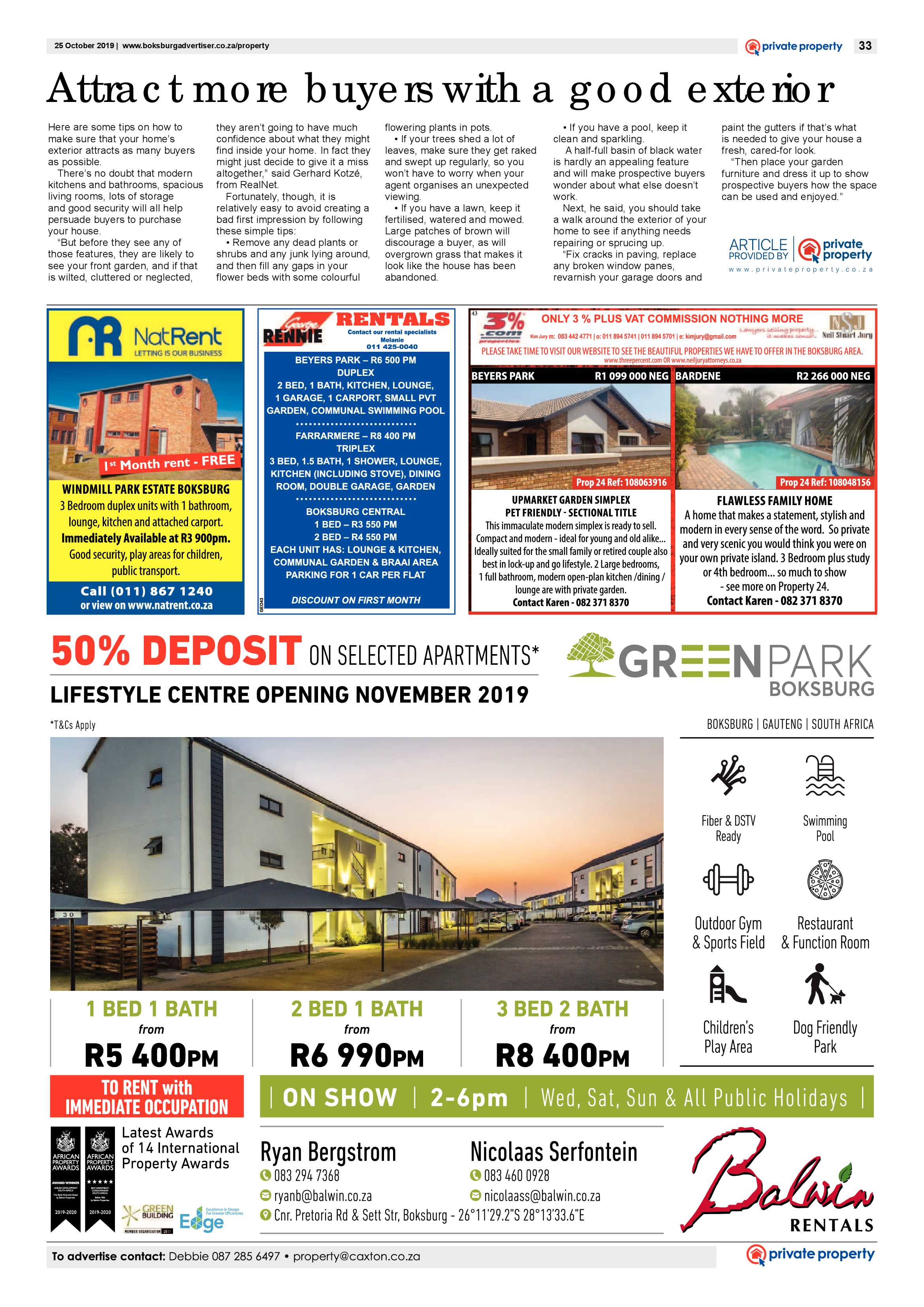 Boksburg Advertiser 22 October 2019 page 33