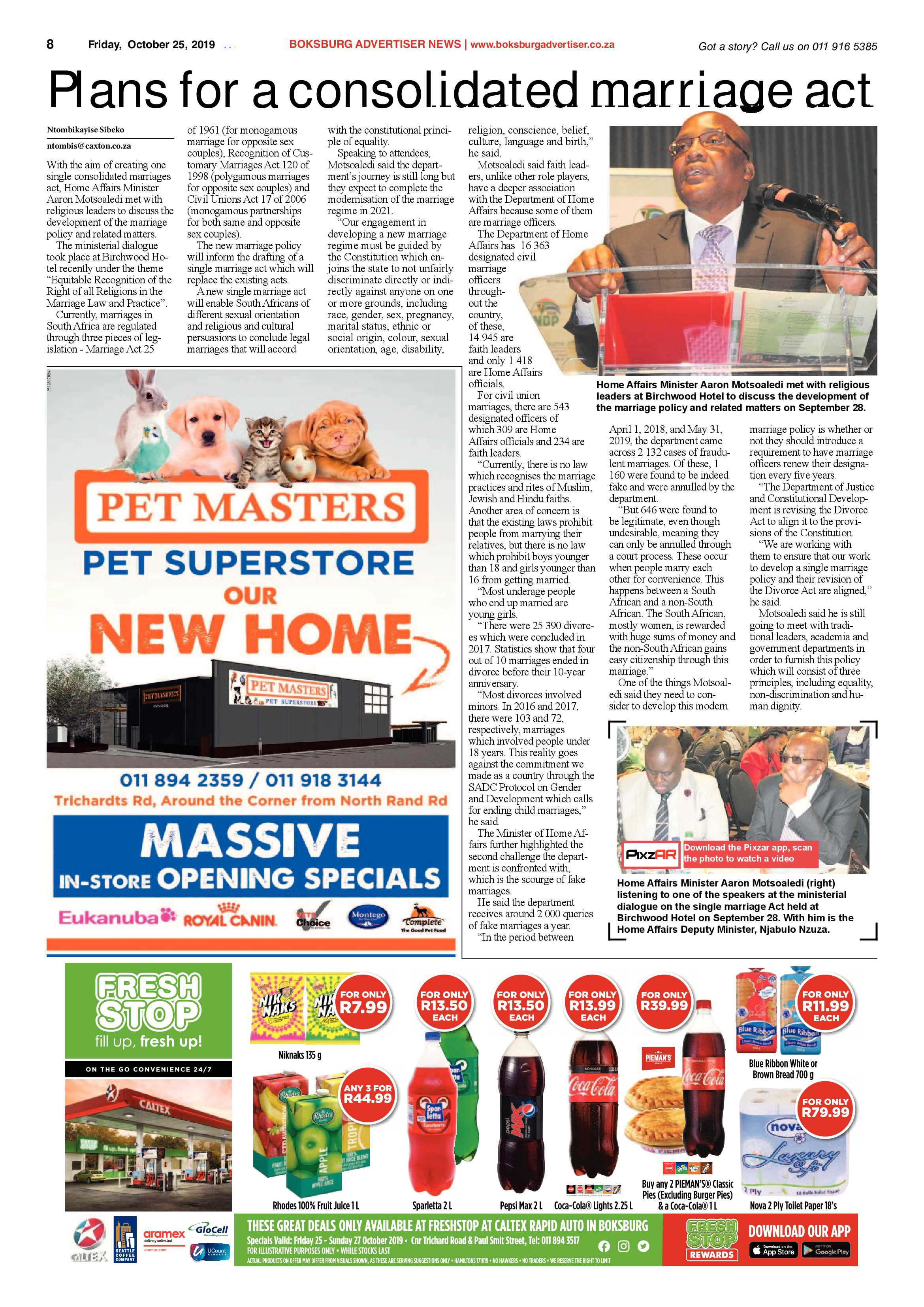 Boksburg Advertiser 22 October 2019 page 8
