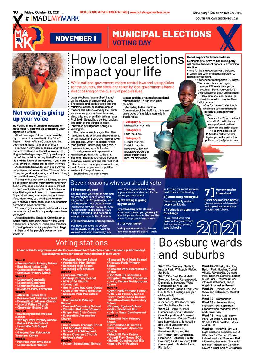 Boksburg Advertiser 22 October 2021 page 10