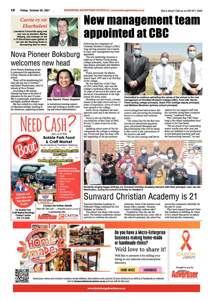 Boksburg Advertiser 22 October 2021 page 12
