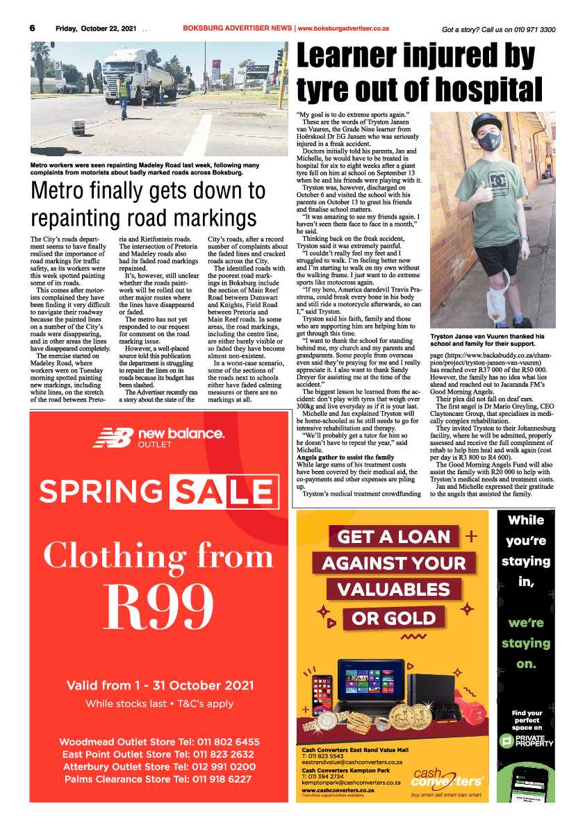 Boksburg Advertiser 22 October 2021 page 6