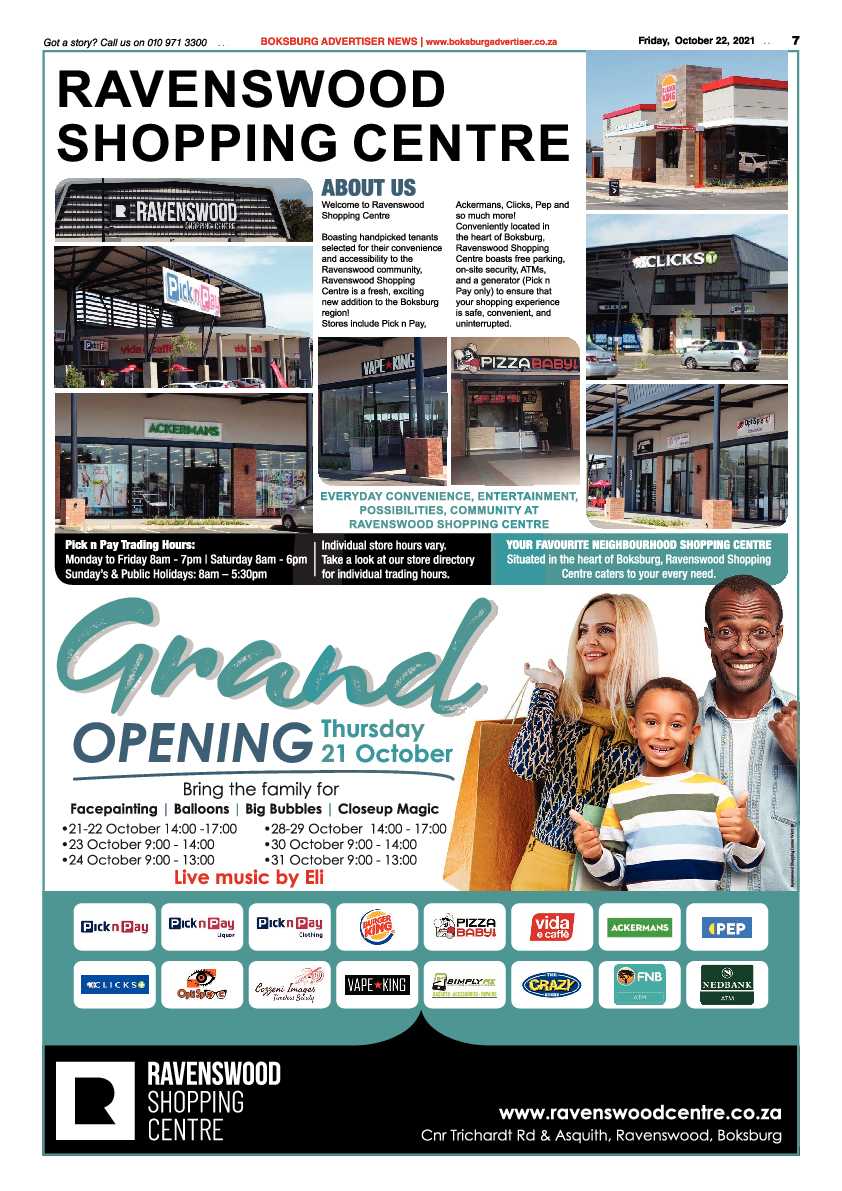 Boksburg Advertiser 22 October 2021 page 7