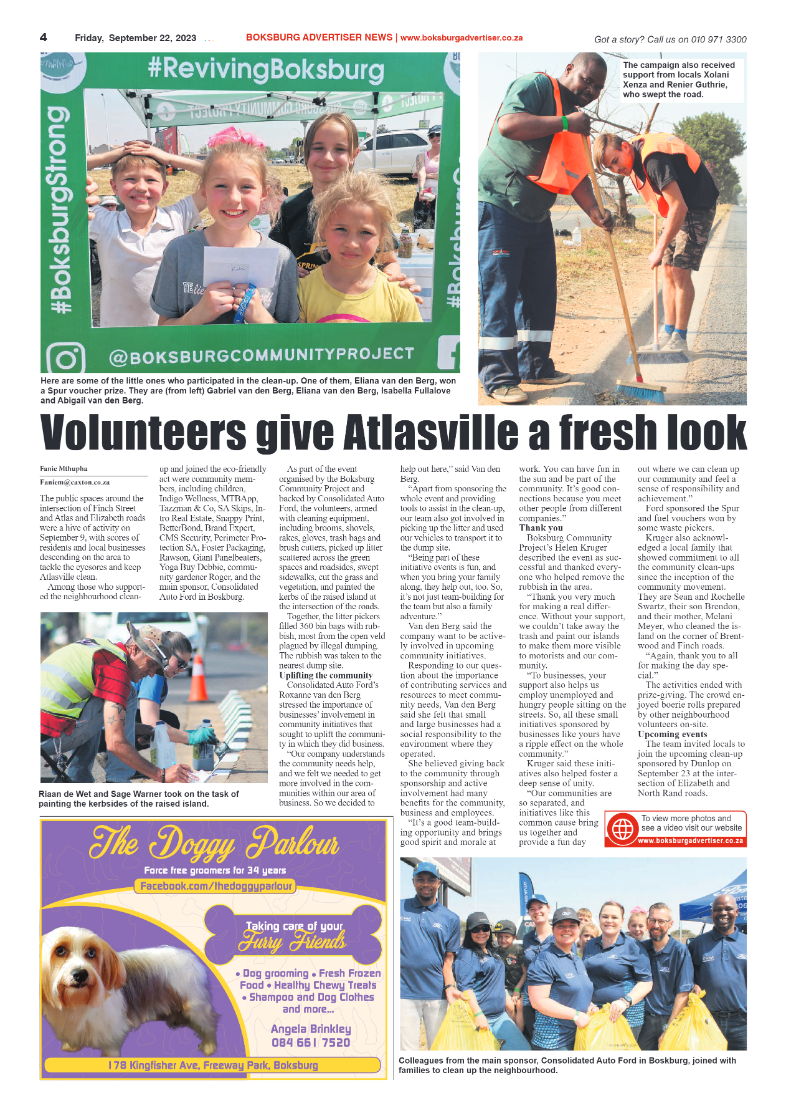 Boksburg Advertiser 22 September 2023 page 4