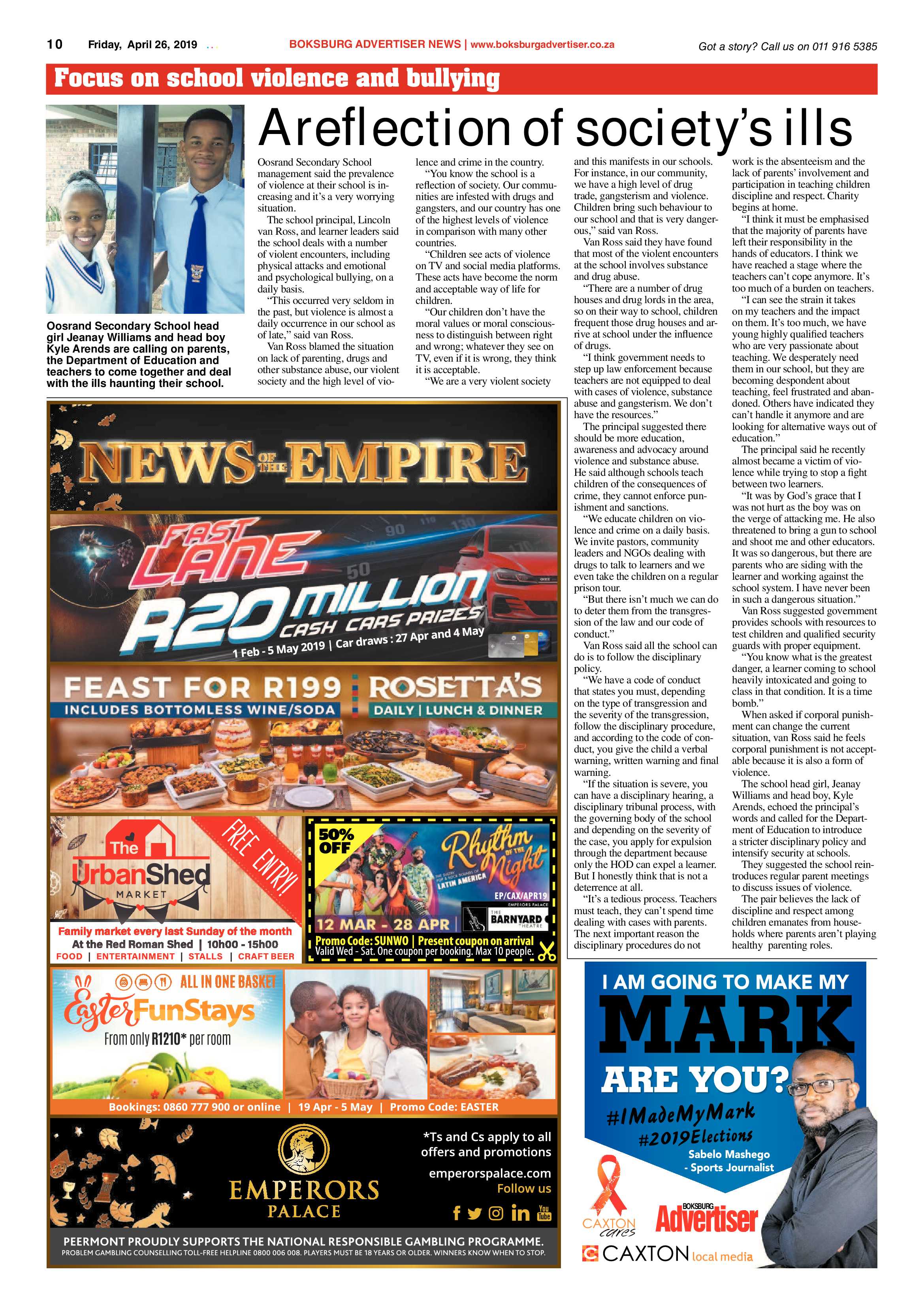 Boksburg Advertiser 23 April 2019 page 10